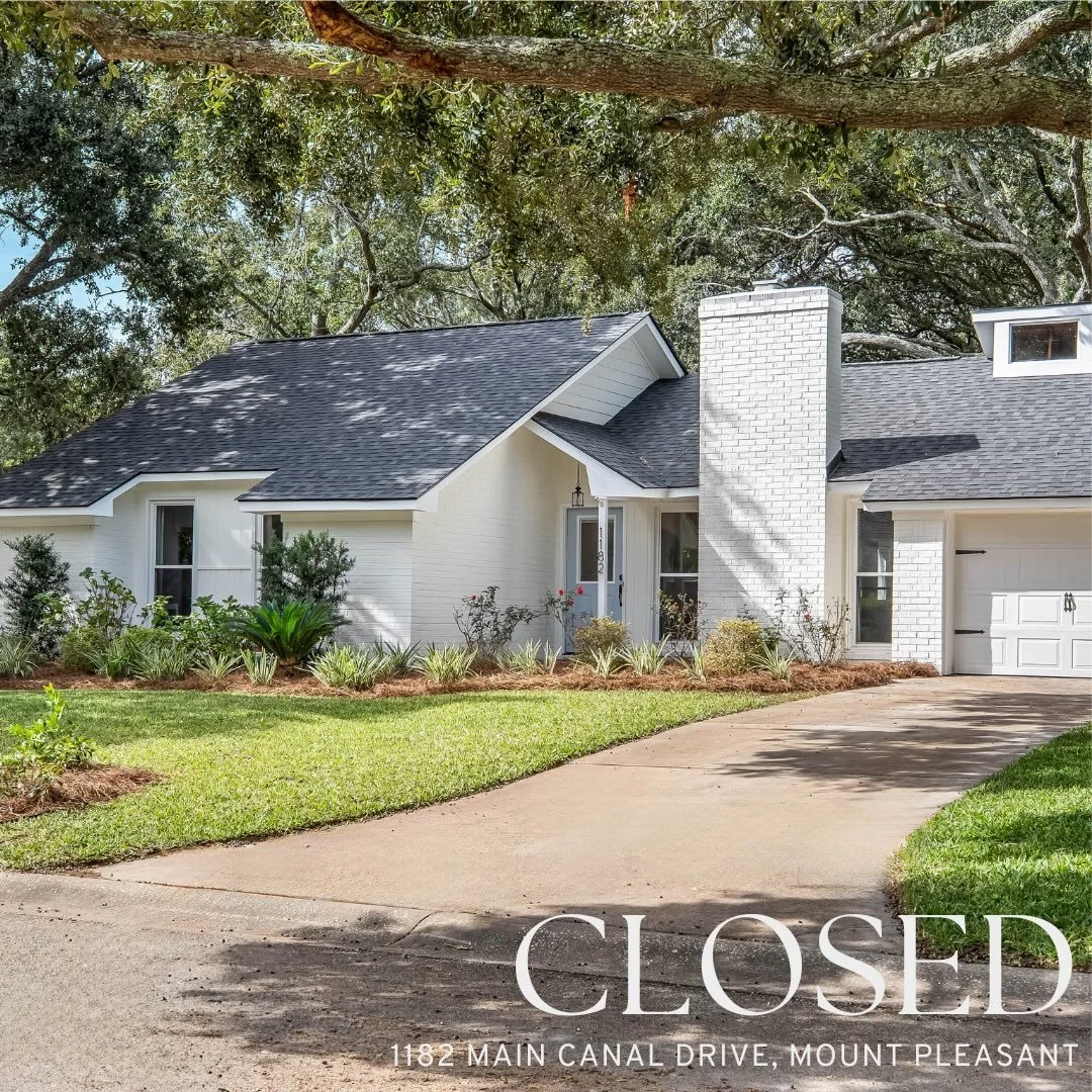 1182 Main Canal Drive is CLOSED! 

Huge congratulations to our wonderful sellers on the quick and successful sale of this beautiful Mount Pleasant home! ✨🏠