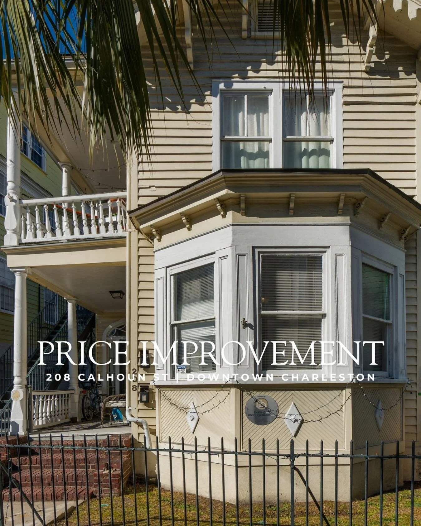 Price Improvement at 208 Calhoun Street!

Now listed at $1,750,000

Located in the heart of Radcliffeborough, this rare downtown investment opportunity offers two separate 3 bed / 2 bath units just moments from King Street, the College of Charleston,