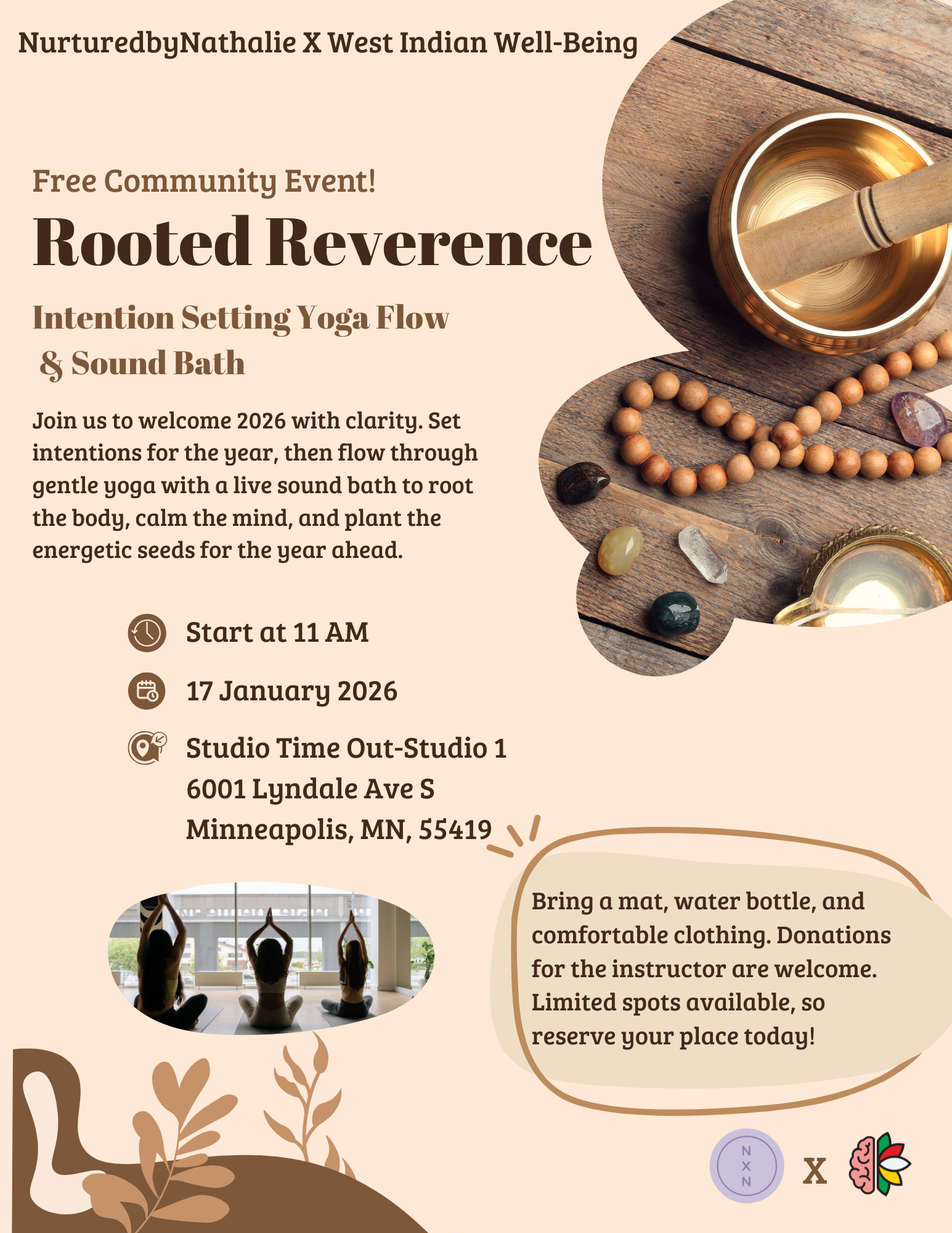 Rooted Reverence: Intention Setting Yoga Flow & Sound Bath