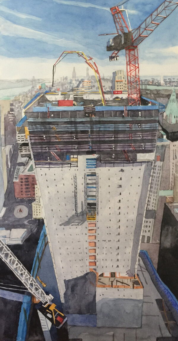 2016
Out 4 April 2016
Watercolor 24" x 13.5"