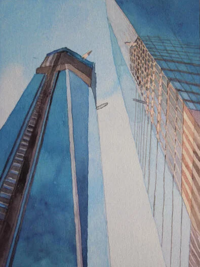 2012
One and Seven II
Watercolor 12" x 9"