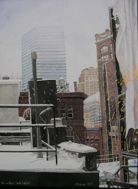 2005
Winter Welder
Watercolor 12.25"x9"