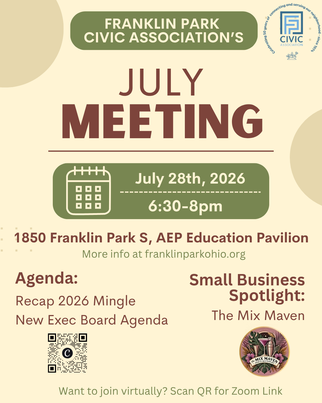 July 27th General Meeting  