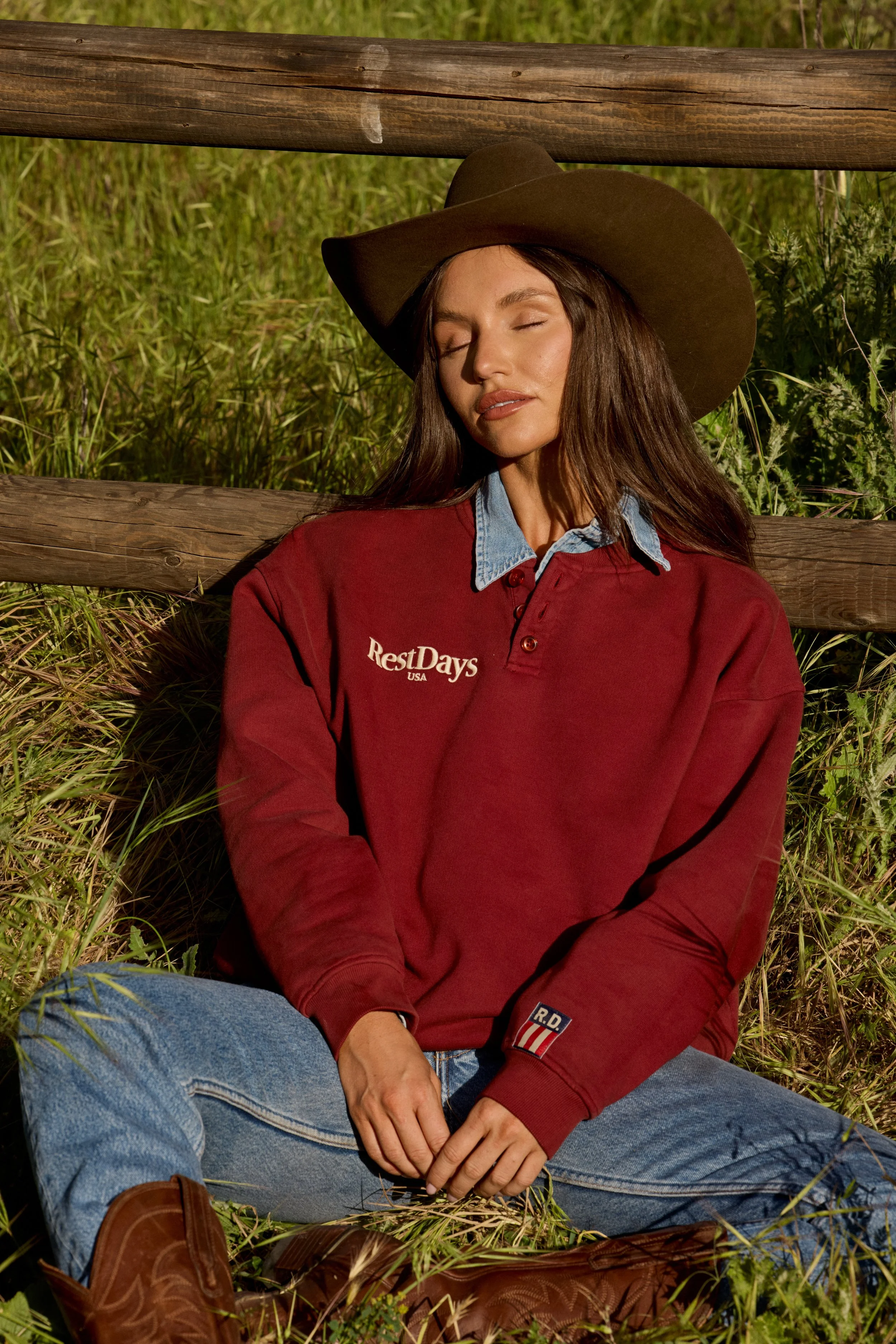 Original Button Crew - Mulberry Maroon