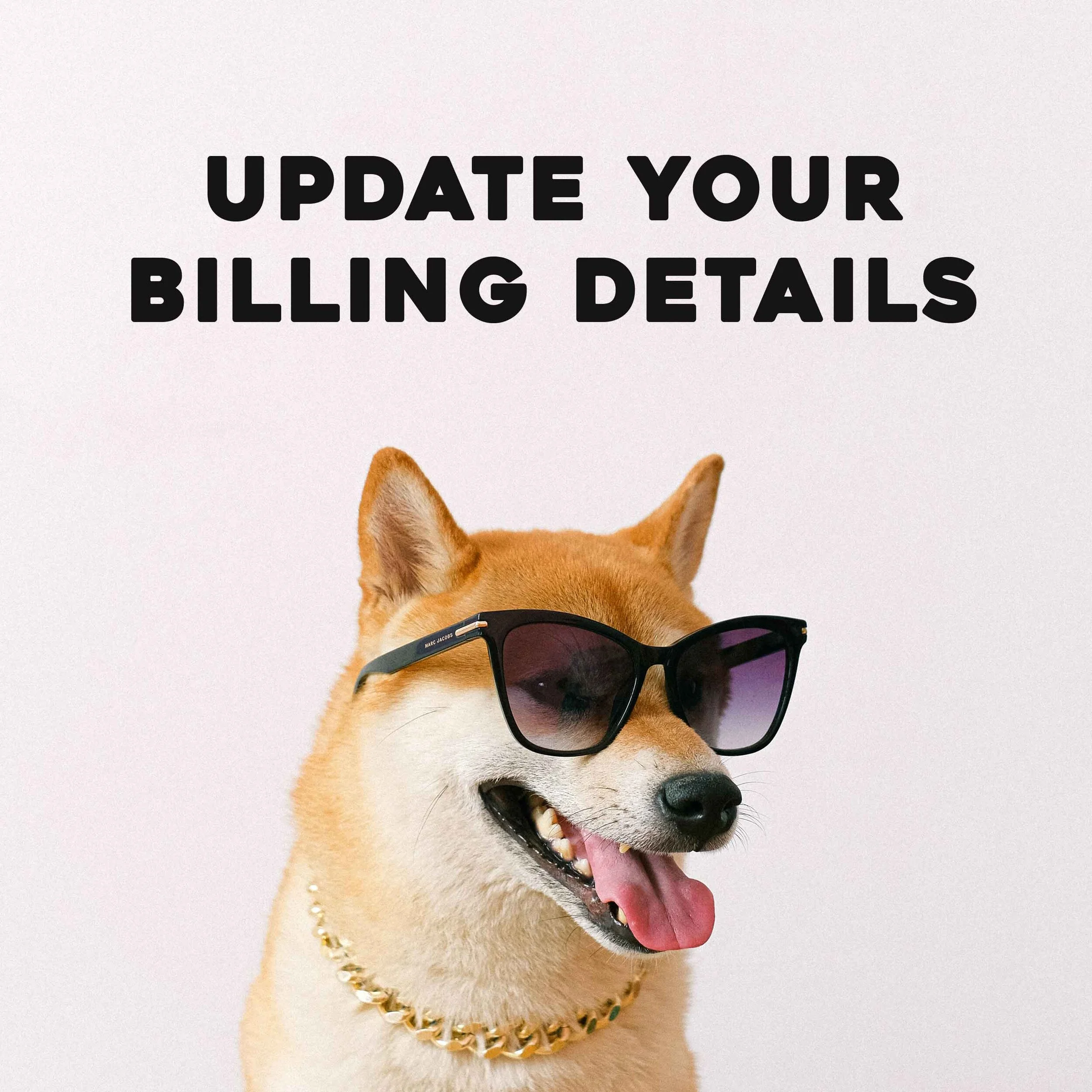 Update your CC details