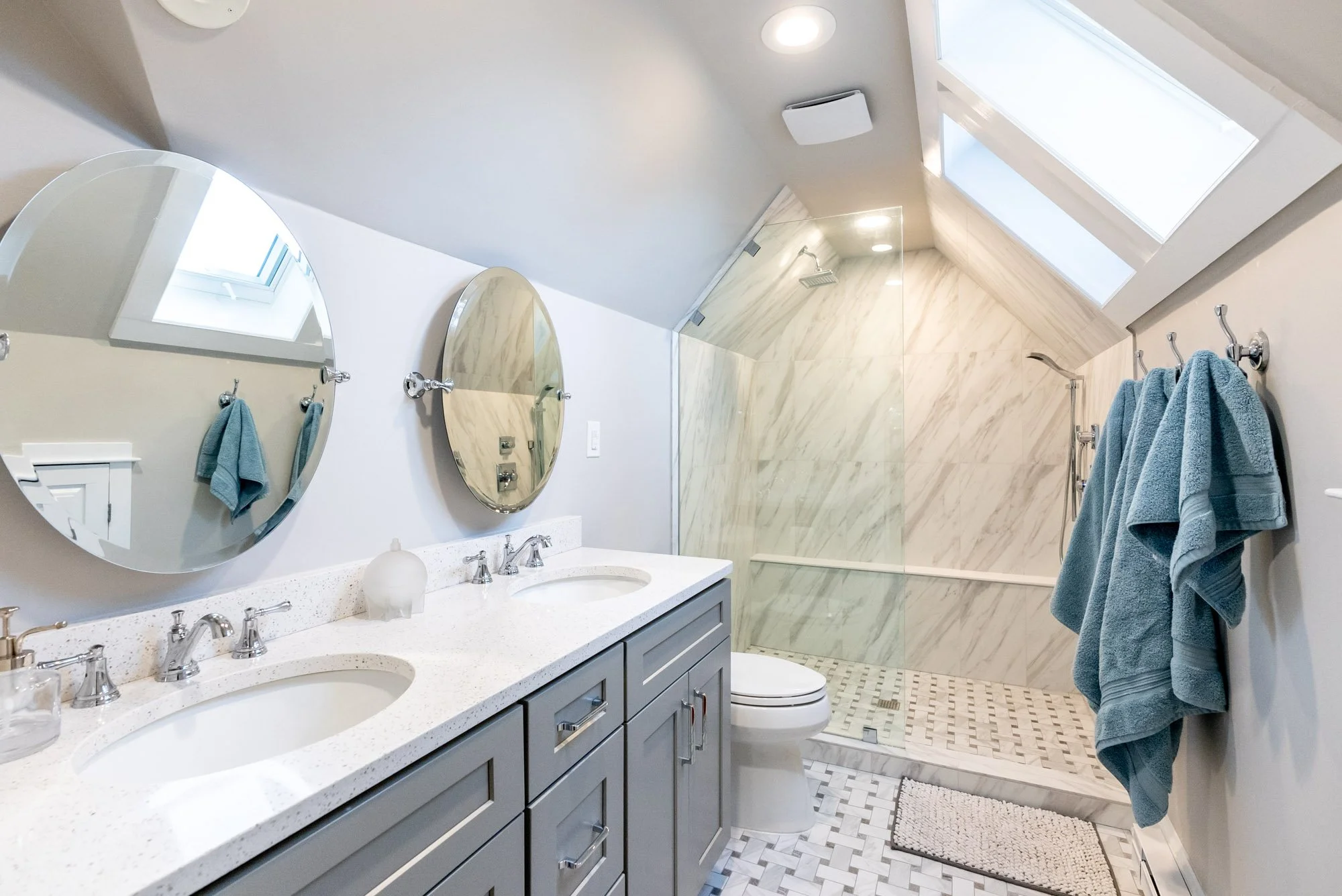 Quirky Attic Bathroom Remodel in Harrisonburg
