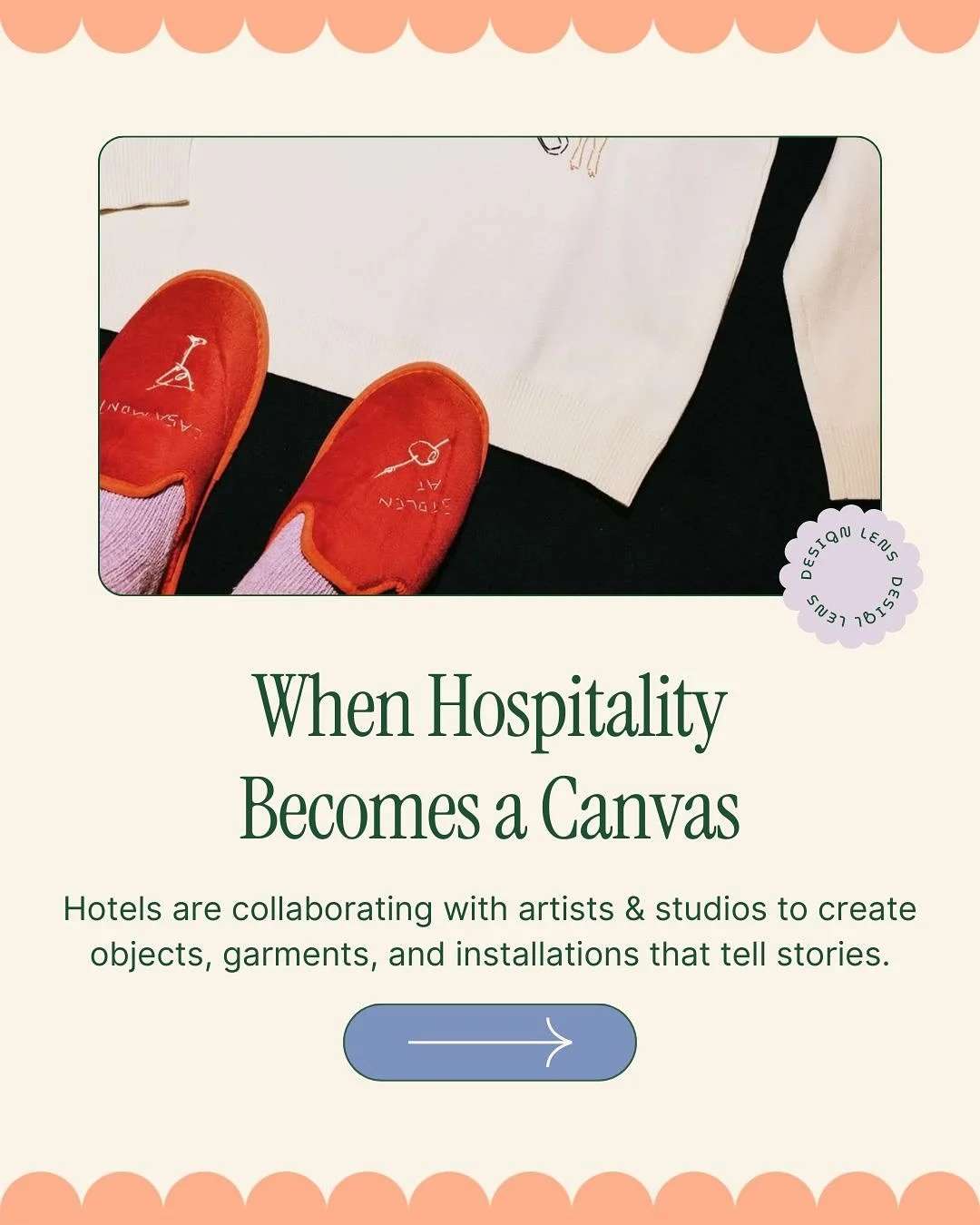 Lately, I&rsquo;ve noticed something beautiful happening in hospitality. Hotels are moving past &ldquo;aesthetics for the feed&rdquo; and turning toward meaningful collaborations that connect guests, locals, and artists.

👩&zwj;🎨 🧑&zwj;🎨 Across E
