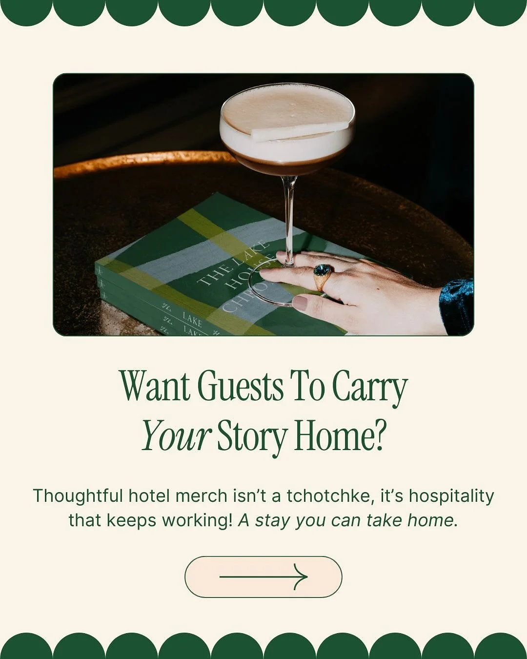 ✨ Powerful souvenirs live in the senses. Hotels that understand this are tapping into an endless potential merchandise brings.
&clubs;️ Signature candle or room spray, coaster set from local ceramicist, striped pool towel (your floor pattern), matchb