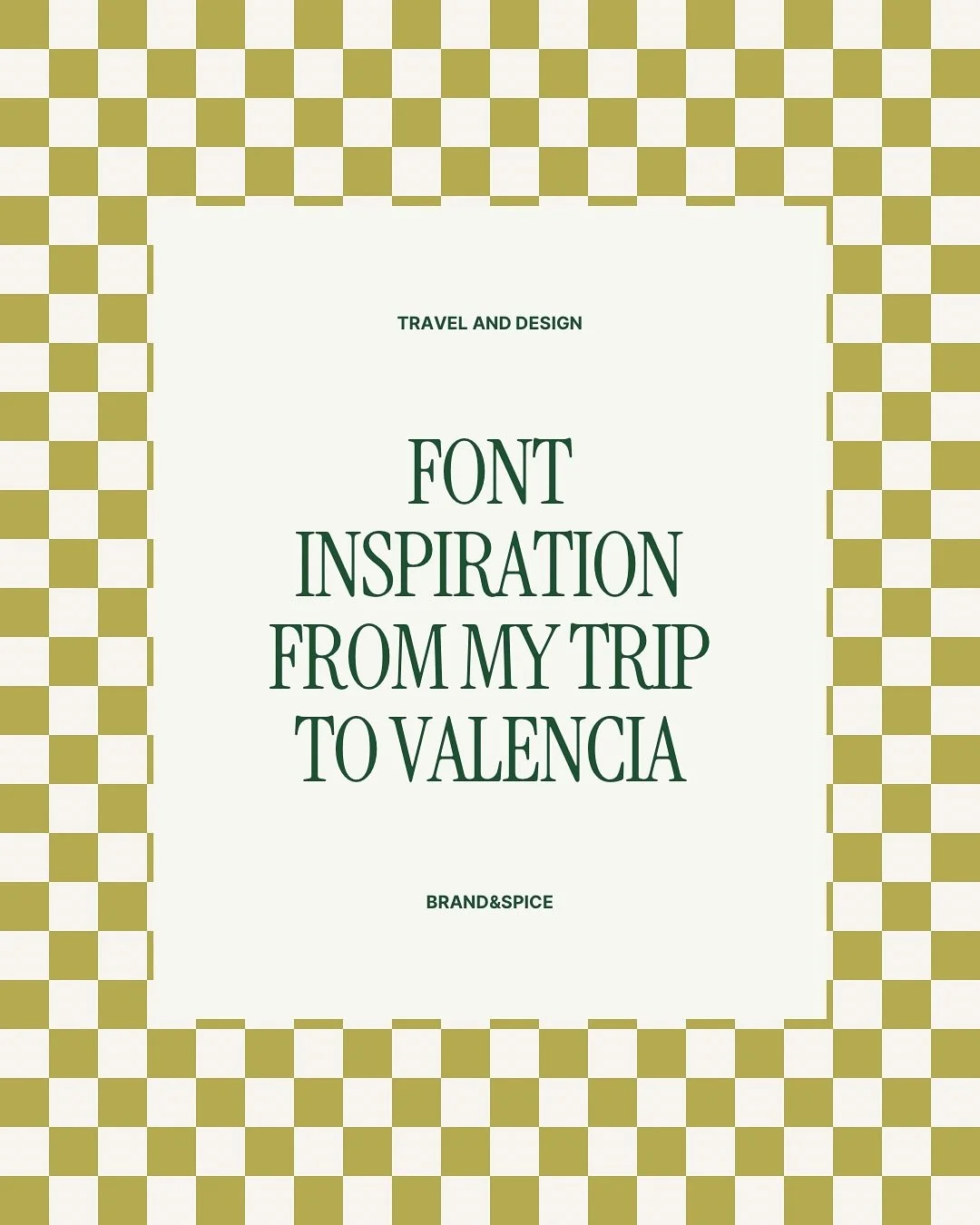 📷 Valencia is a city of art and design. Endless inspiration on every corner: these interesting fonts have caught my eye while wandering around town.
✨ I find it interesting to think how logo design looks differently on screen and in person.
🤩 Which