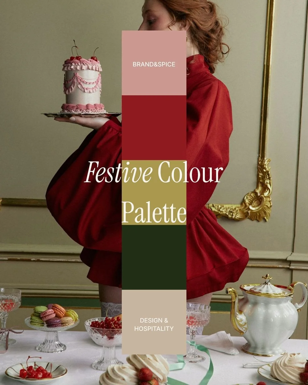 🍒 Inspired by some decadent dining and over the top tea parties!
✨ If anyone does throw a gathering with spread like this, please do invite me 🤩
.
.
.
#brandandspice #colourpalette #festivedining #festivedinnerparty #teaparty #decadence #chateauaes