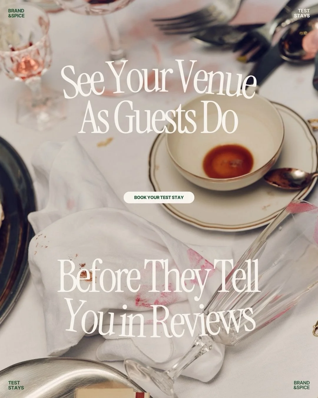 👉 By the time it shows up in a review, the moment has already passed.
🏨 I check in like a guest, look at your venue with a trained eye and hand you the feedback before it ends up online.
☎️ Message me if you want to talk Test Stays for your hotel o