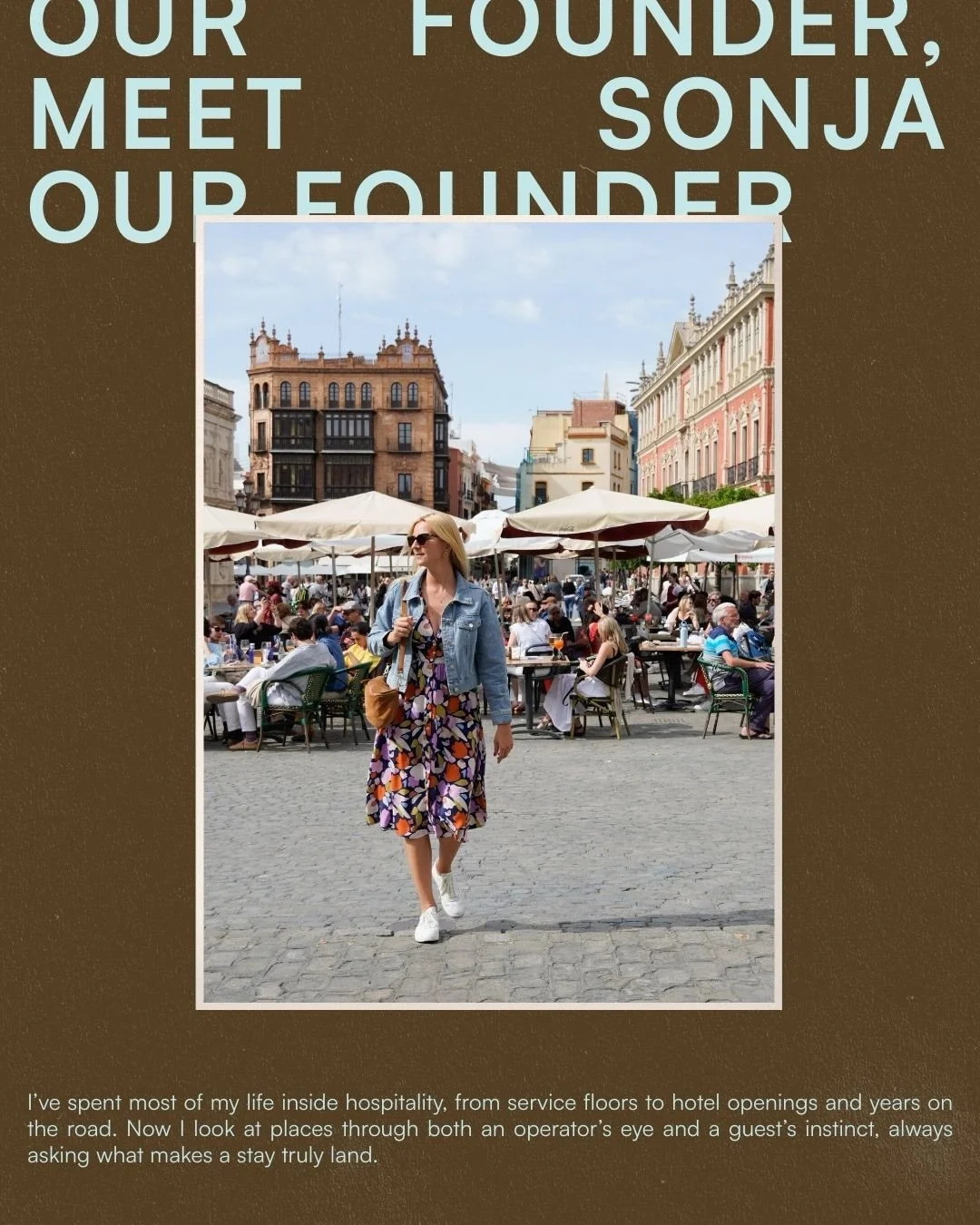 🙋&zwj;♀️ A little (re)introduction is due!

I&rsquo;ve spent most of my life inside hospitality - first on the floor, later behind the scenes, and now somewhere in between.

Working in service taught me how much small decisions matter. Travel taught