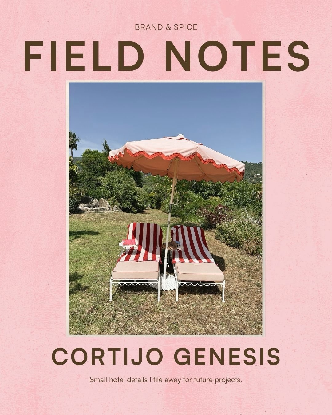 🌞 Cortijo Genesis - a peaceful Andalusian sanctuary. I visited not so long after the opening and besides the beautifully designed spaces, what I took with me is something that&rsquo;s hard to describe with words.

Witnessing how much intention, atte