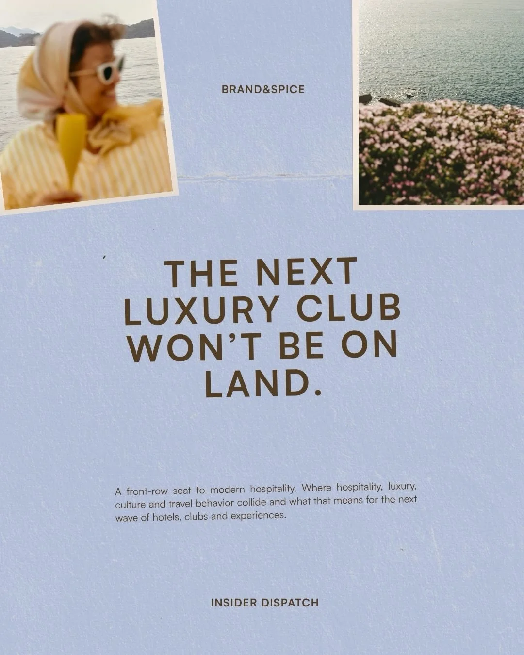There&rsquo;s a new kind of luxury experience getting serious right now, part cultural programme, part hosted hospitality, part members-only energy.

With something like @thefloatingart.hotel , the real draw is not only the setting but also the combi