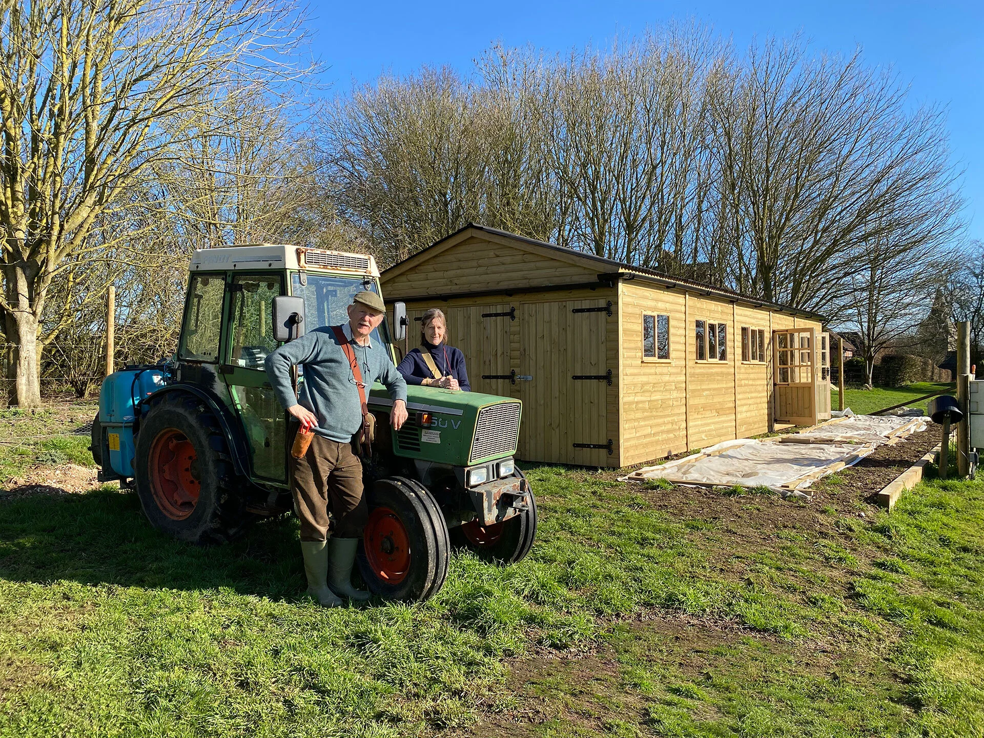 The tractor and its shed