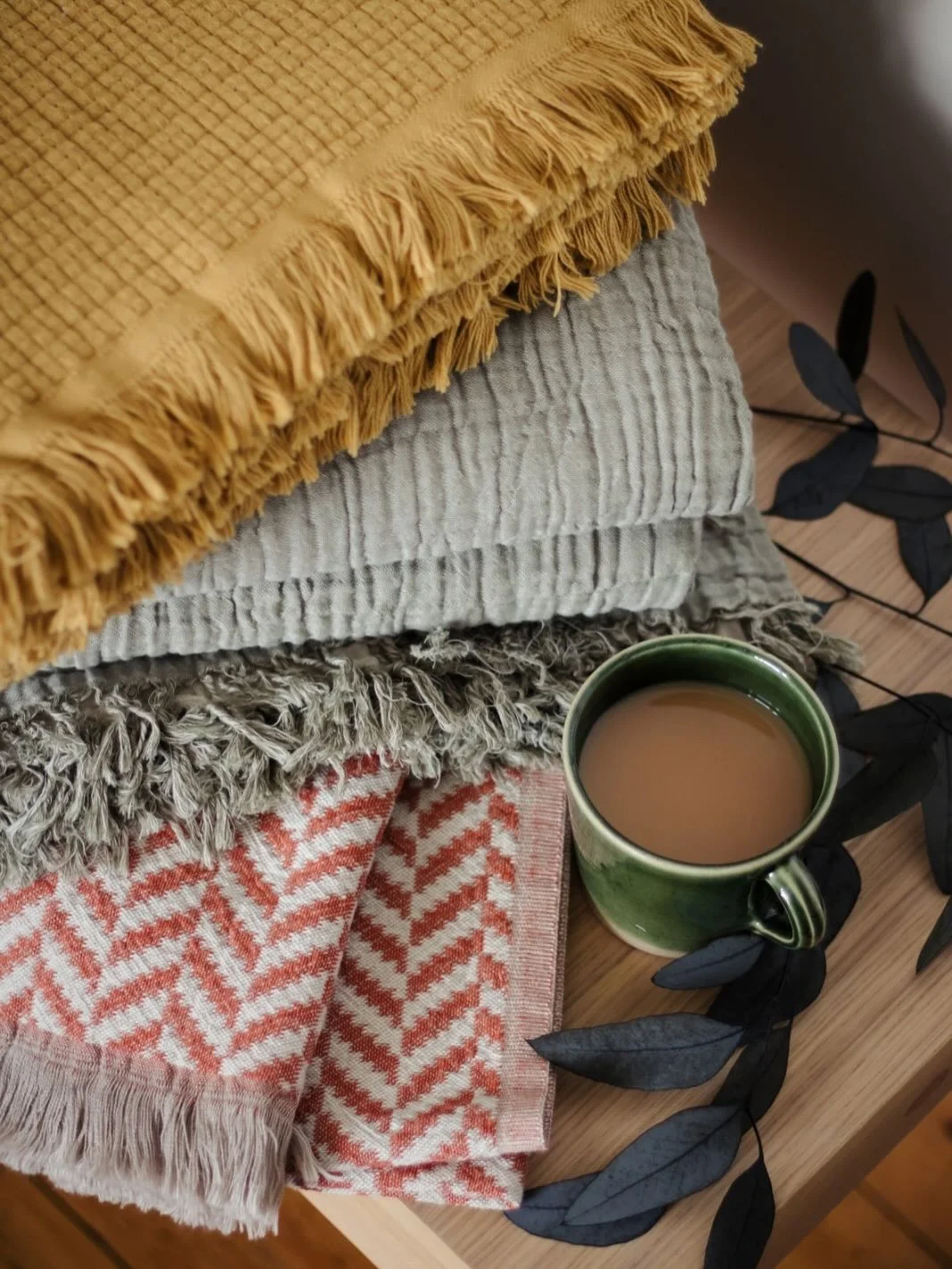 There&rsquo;s still a hint of summer in the air, but the evenings are slowing, the light turning golden 🤎

Autumn always feels like a gentle invitation to nest with layers upon layers of soft blankets, an overload of cushions, and a cup of something