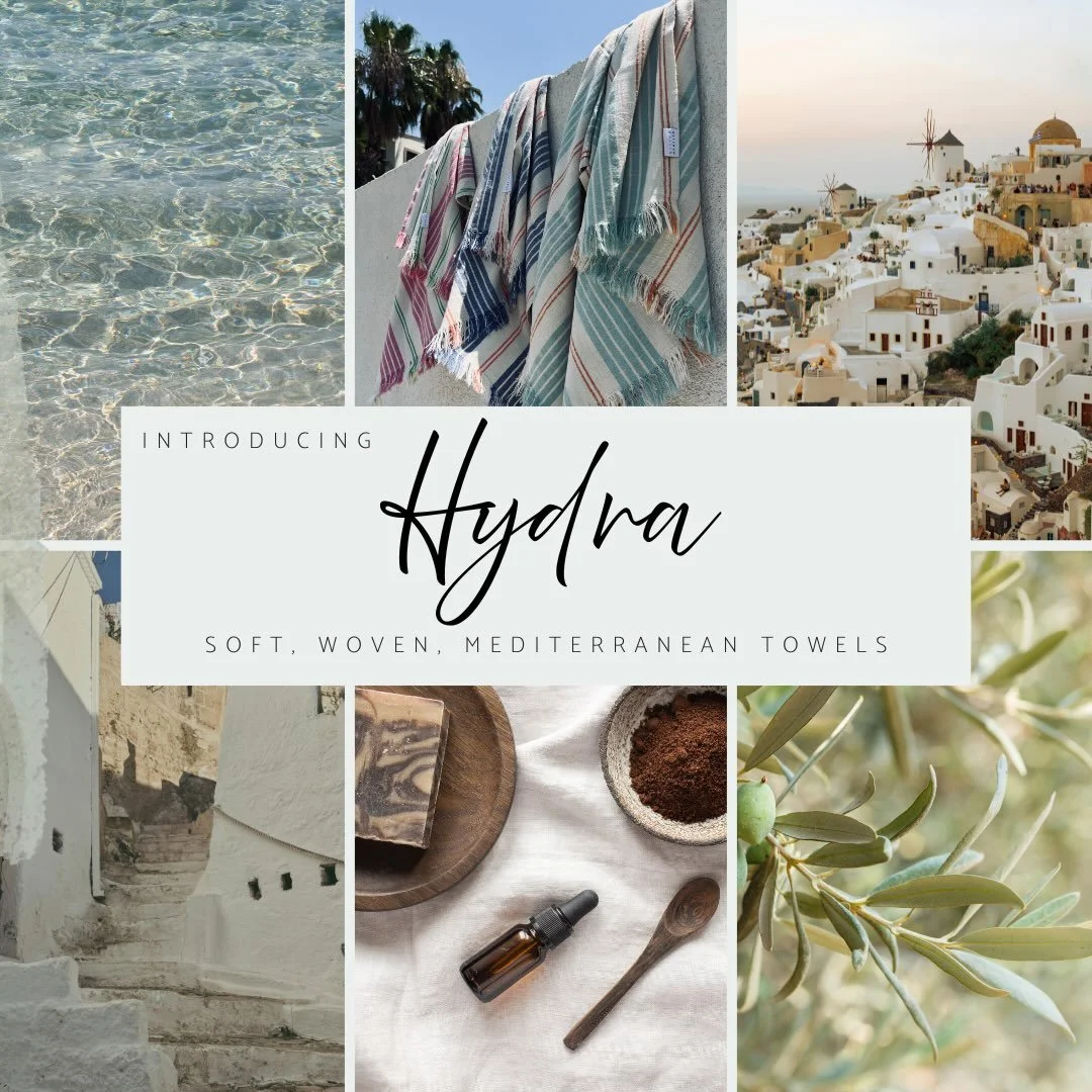 Inspired by the understated beauty of the Greek Islands, our Hydra collection celebrates effortless simplicity, natural textures and quiet luxury. Woven from premium Turkish cotton, these beautifully soft peshtemals offer a relaxed elegance that feel