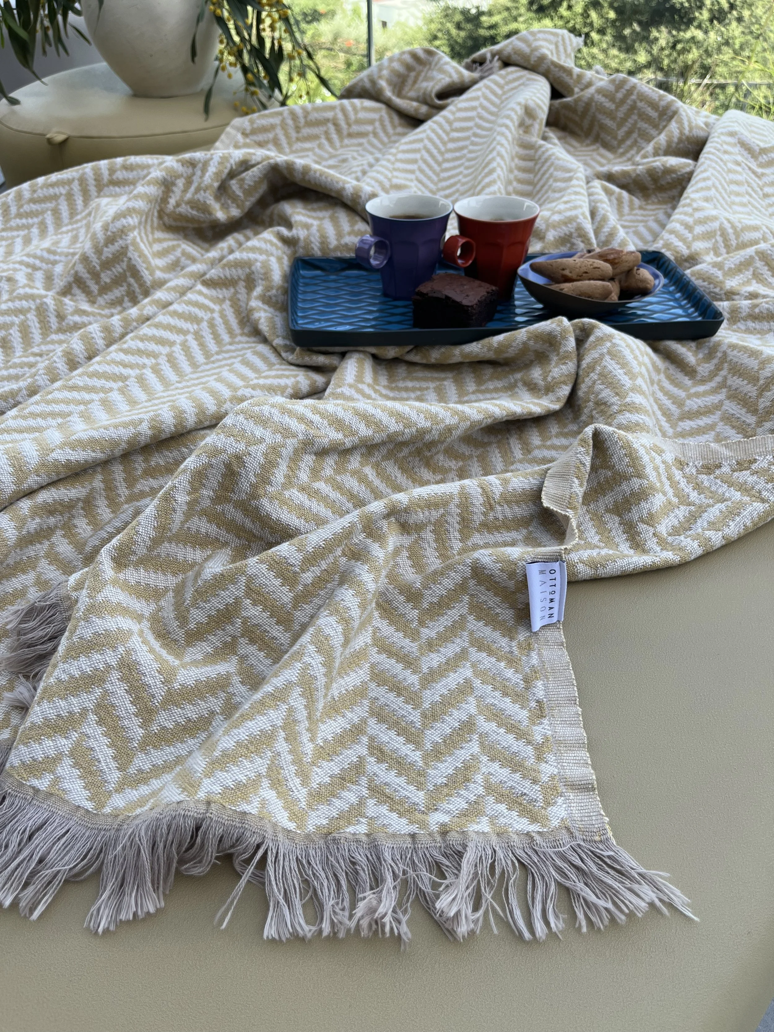 Capri Blanket - Mustard