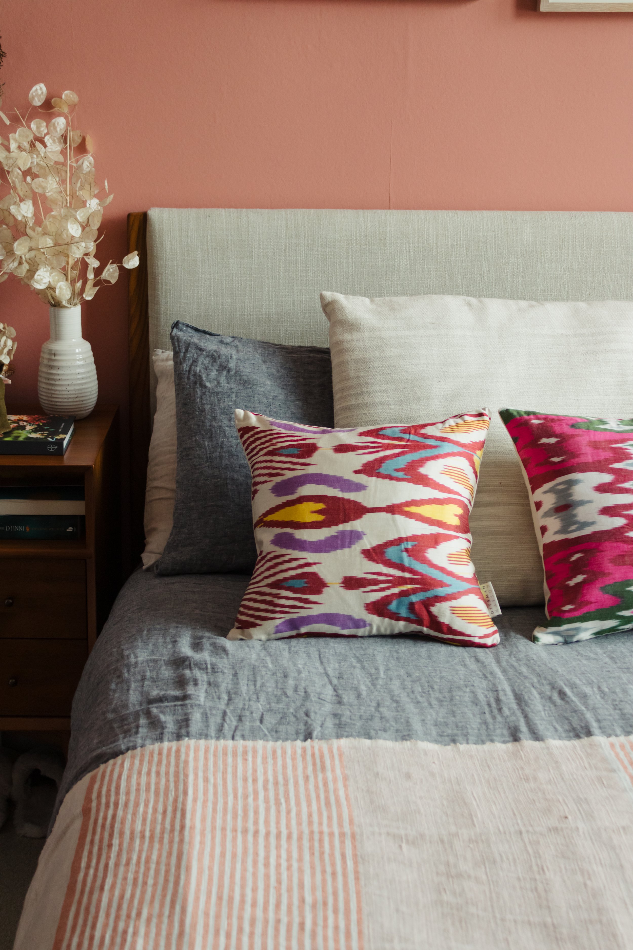 Silk Ikat Cushion Modern Abstract.jpg