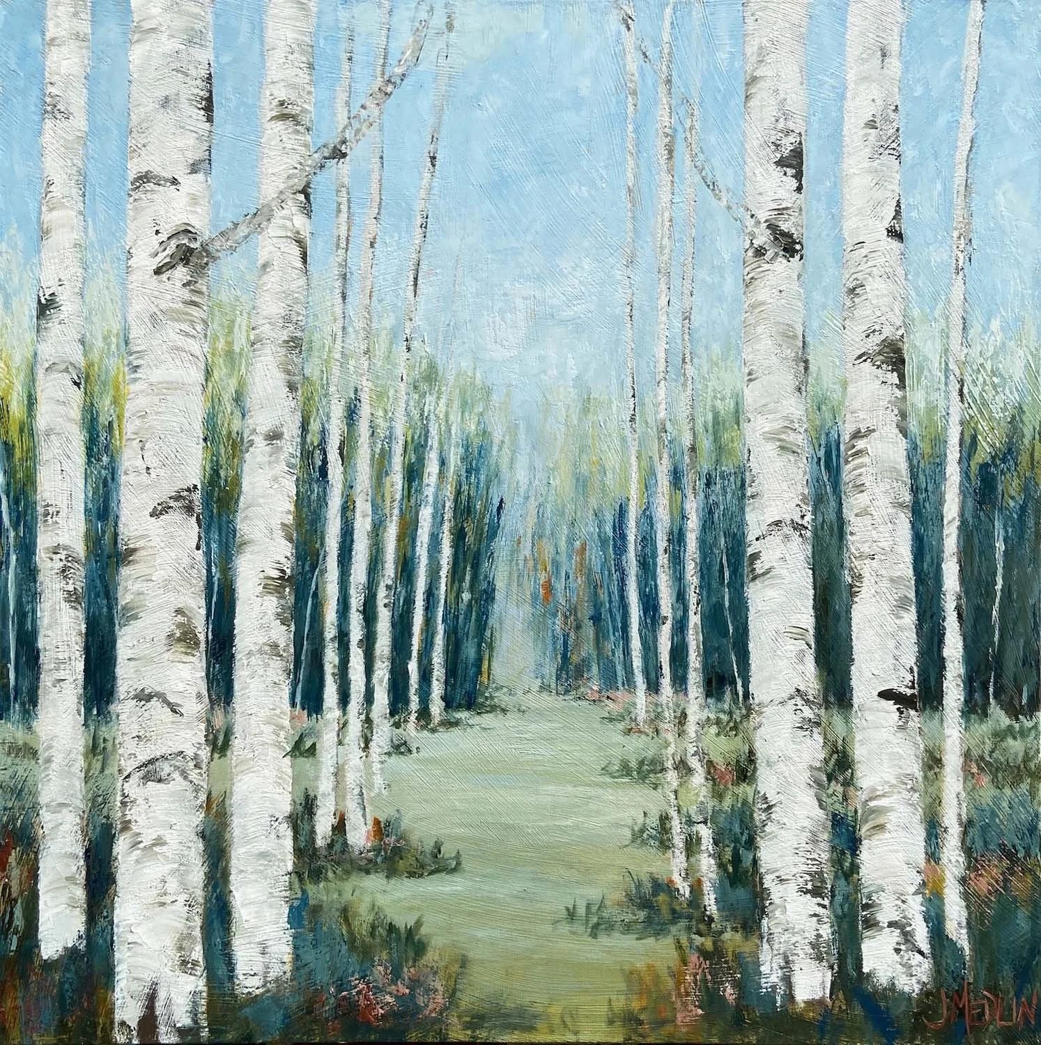 More to Discover 2, 36 x 36 Oil on Canvas
