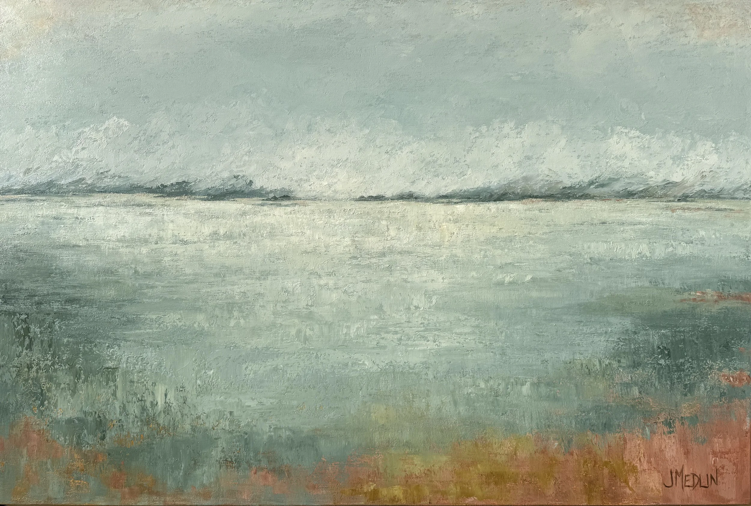 Solitude's Gift 60 X 40", Oil on Canvas