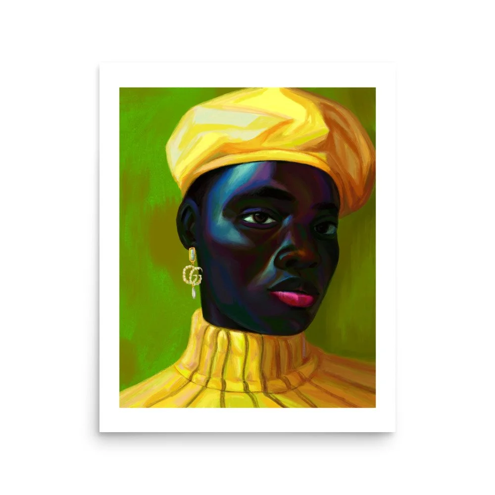 Madame in Yellow Poster — SAM ONCHE