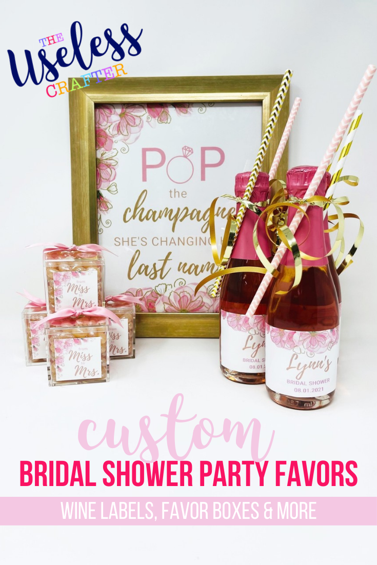 Bridal Shower Labels The Useless Crafter