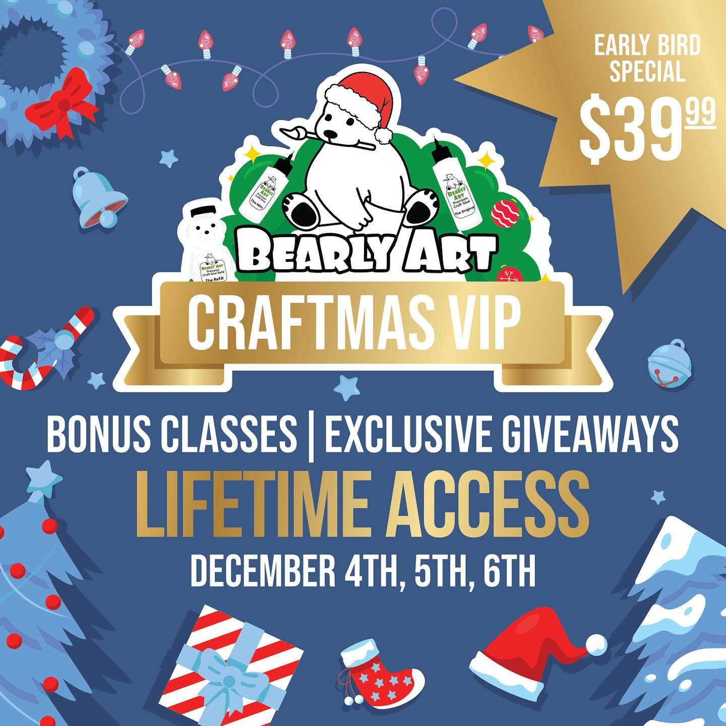 I&rsquo;m part of Bearly Art&rsquo;s Craftmas 2024 &mdash; a 3-day online event dedicated to celebrating the magic of handmade paper crafts! This event has something for every crafter.  See all the details below but whether you&rsquo;re getting the F
