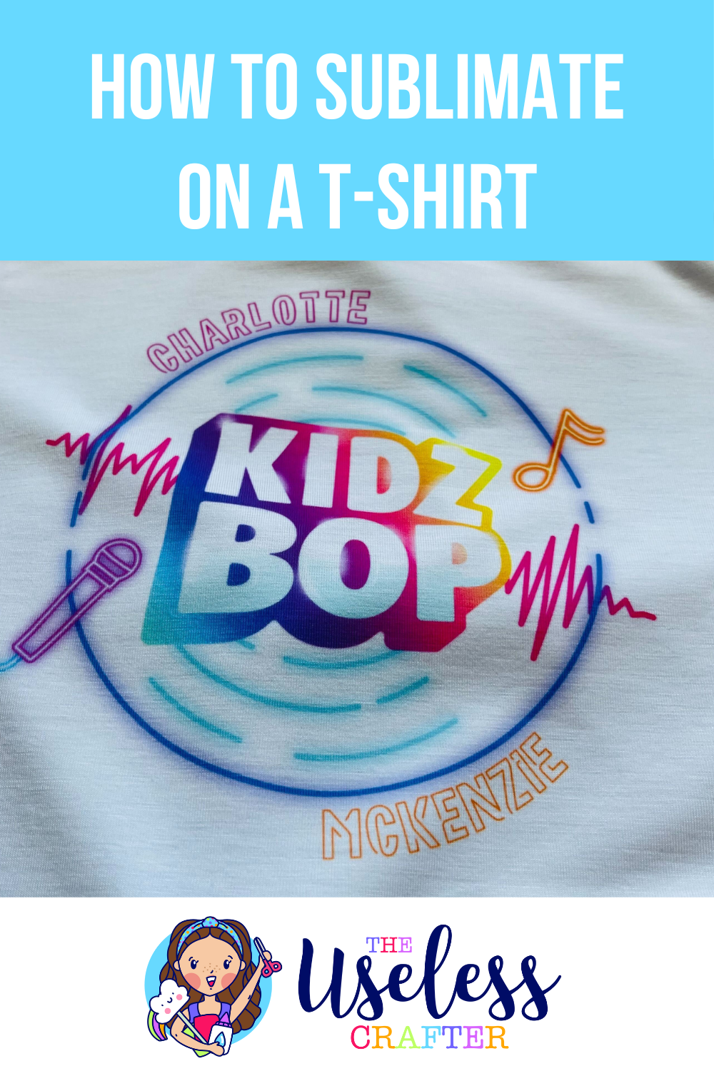 HOW TO PRESS SUBLIMATION PRINT ONTO A TSHIRT — The Useless Crafter