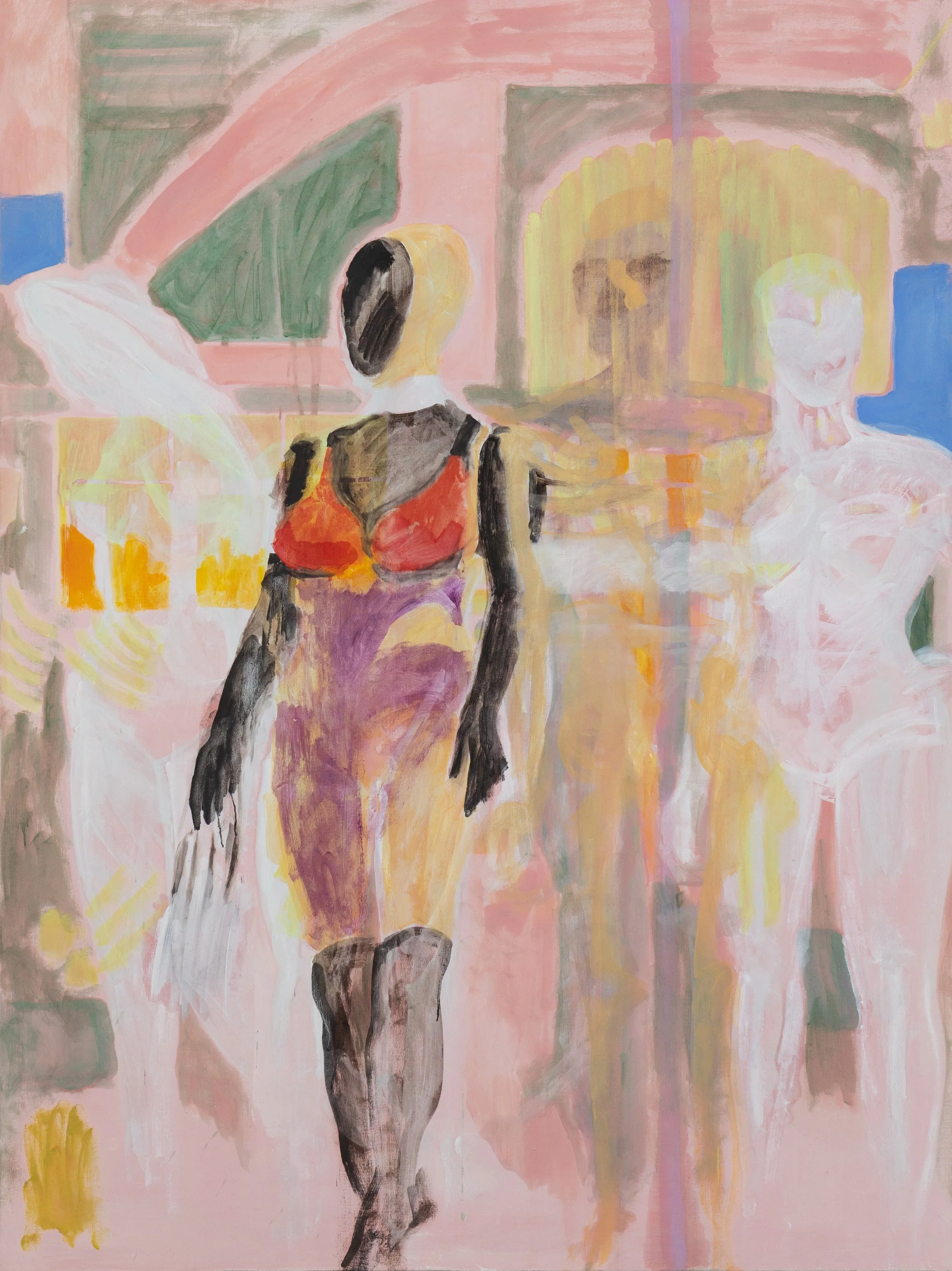 Mictecacihuatl - 2024 - oil on linen - 200 x 150 cm