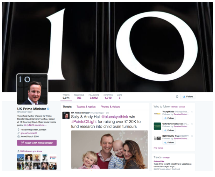 Prime Minister Awards Blue Skye Thinking with Points of Light