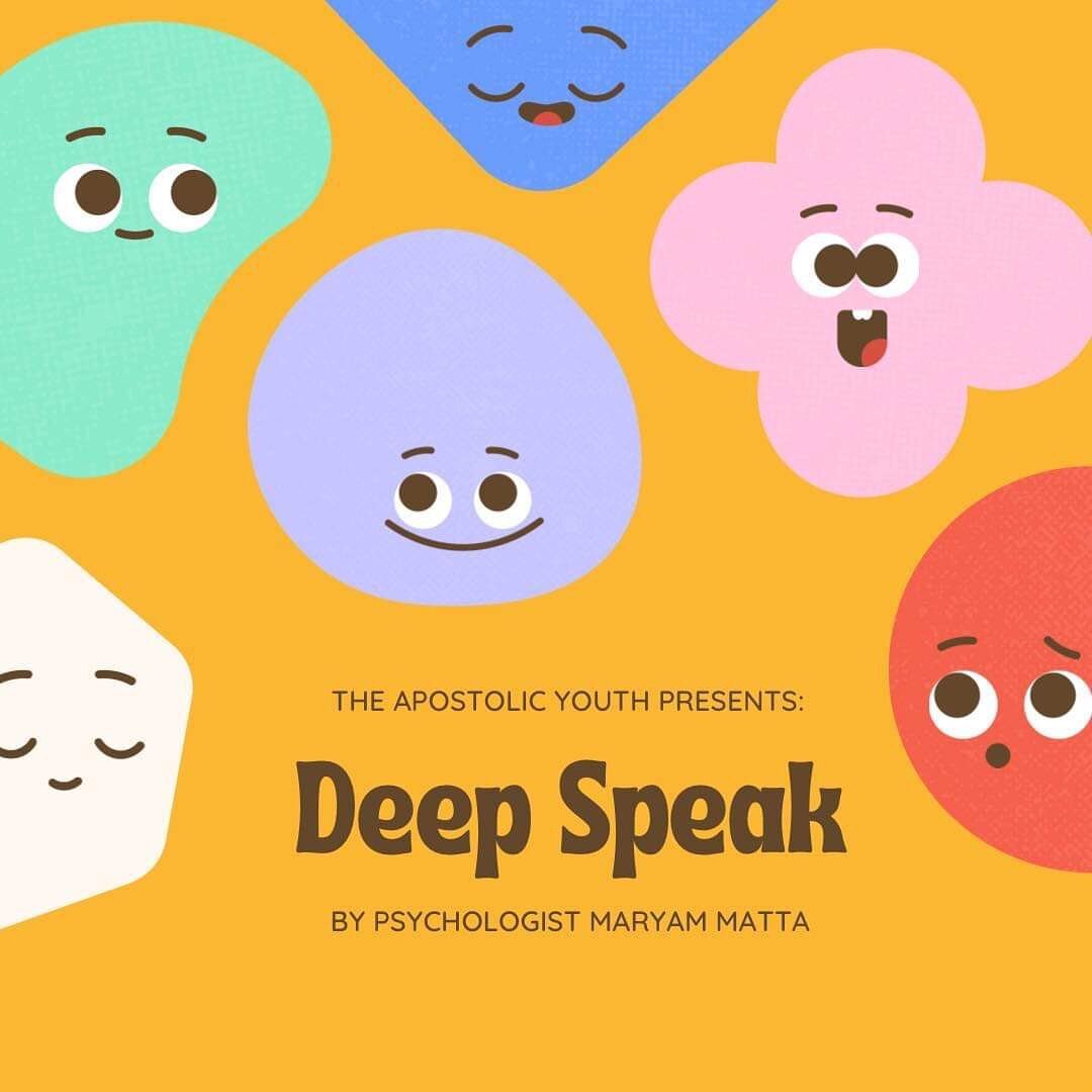 Hey Guys!!! Come join us tonight for this very intriguing talk - &lsquo;Deep Speak&rsquo; by Psychologist Maryam Matta 😊

730PM at Donvale TONIGHT!!