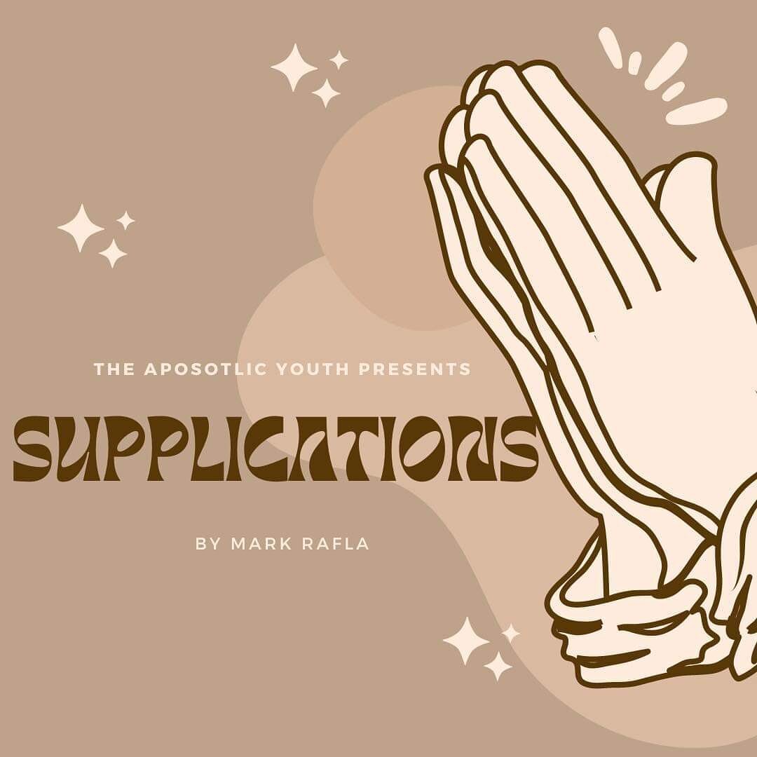 Hey guys!! Come join us tonight for a talk regarding Supplications by Mark Rafla! 😊 Fellowship to follow after, see you all at 730pm!!
