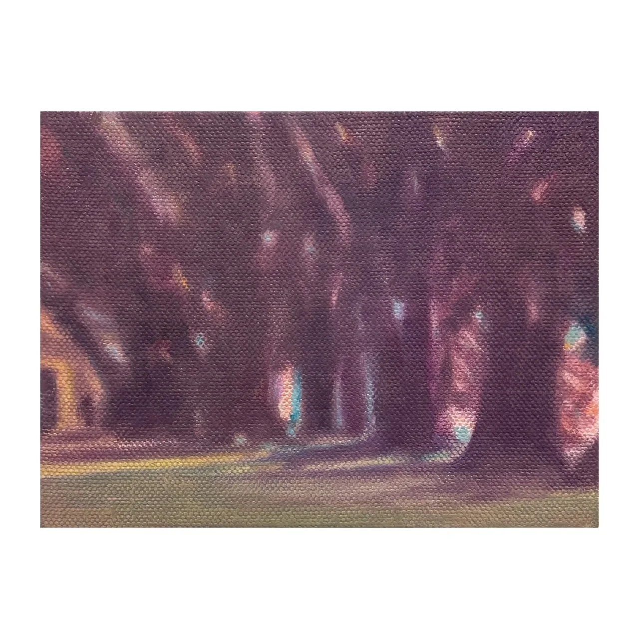 'Folklore' oil on linen, 15 x 20cm, 2025