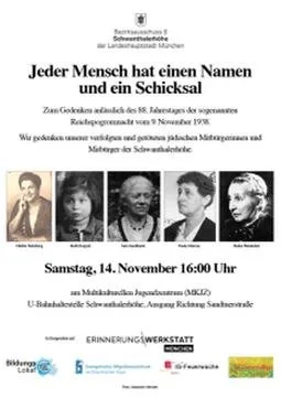 Jeder Mensch hat einen Namen und ein Schicksal 