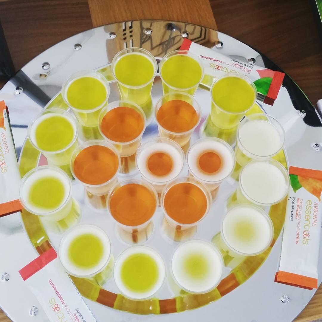 Energy fizz samples! Prepared for an event at my friends house today. 
#energyfizzstick #arbonne #heathyliving #friends