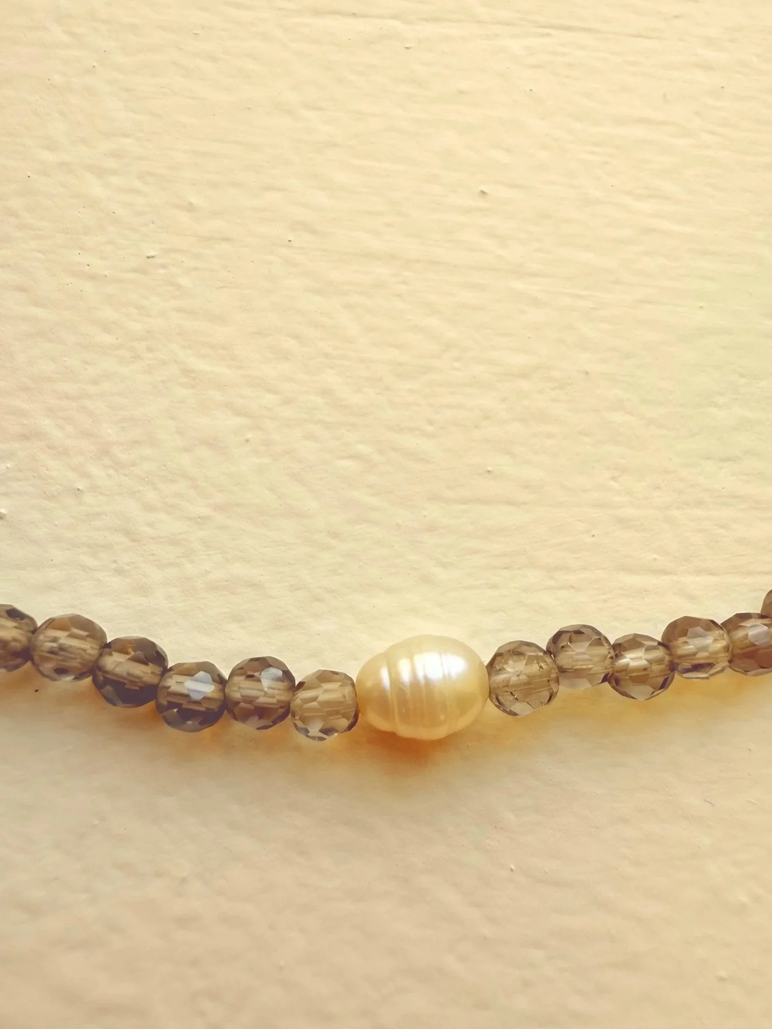 Smoky Quartz & Pearl