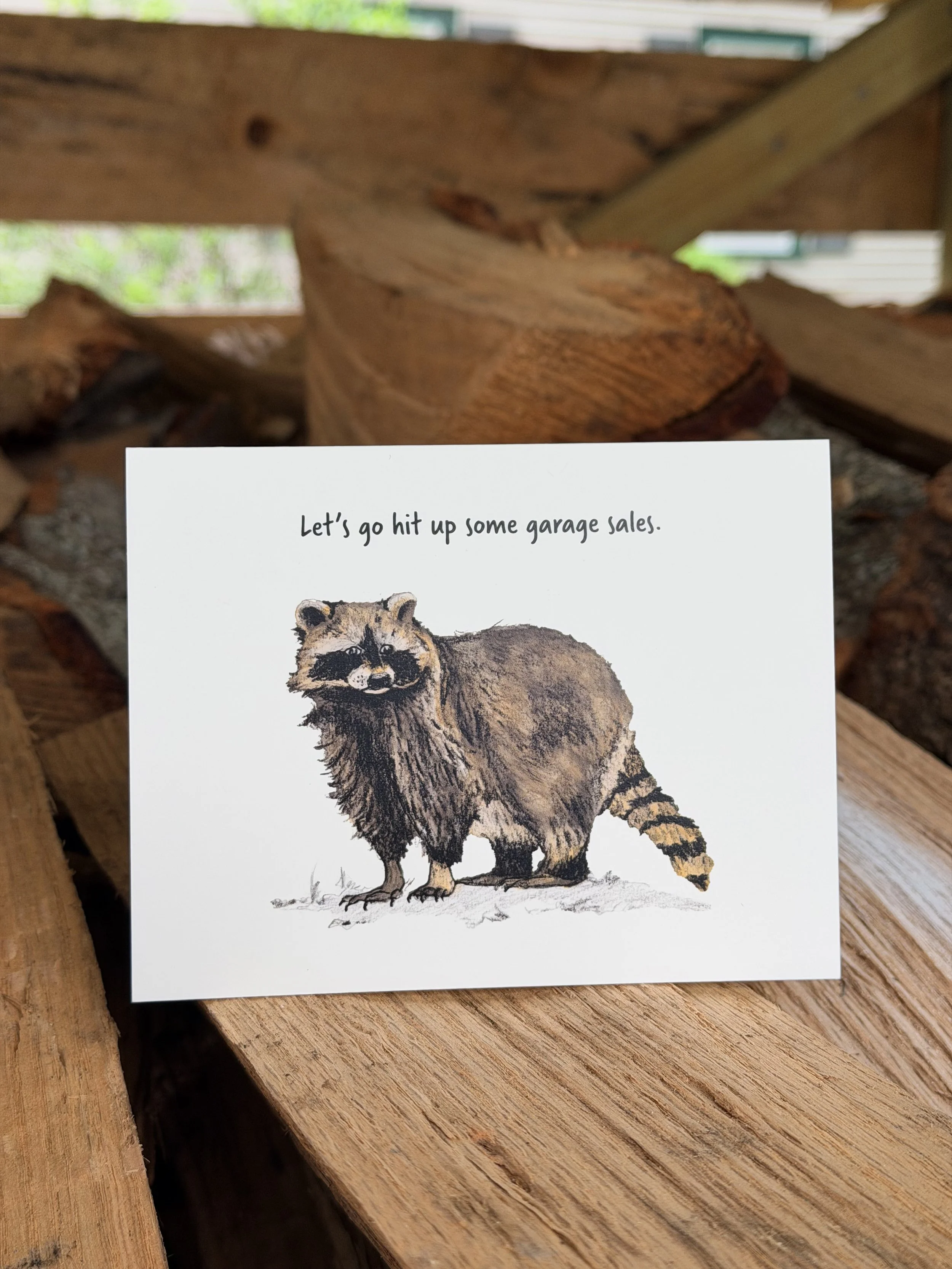 Raccoon Card