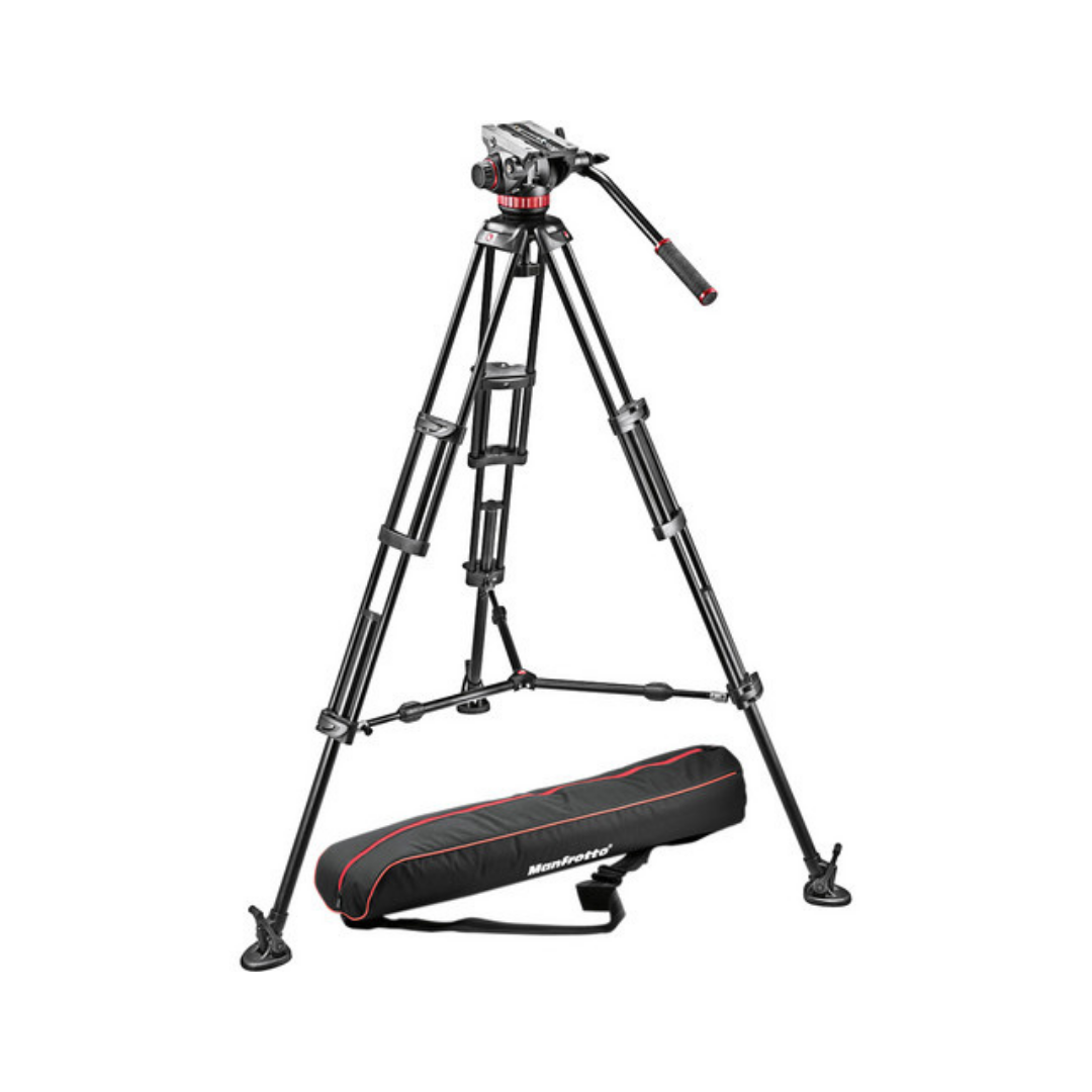 Manfrotto MVH502AH Video Head + 546B Legs