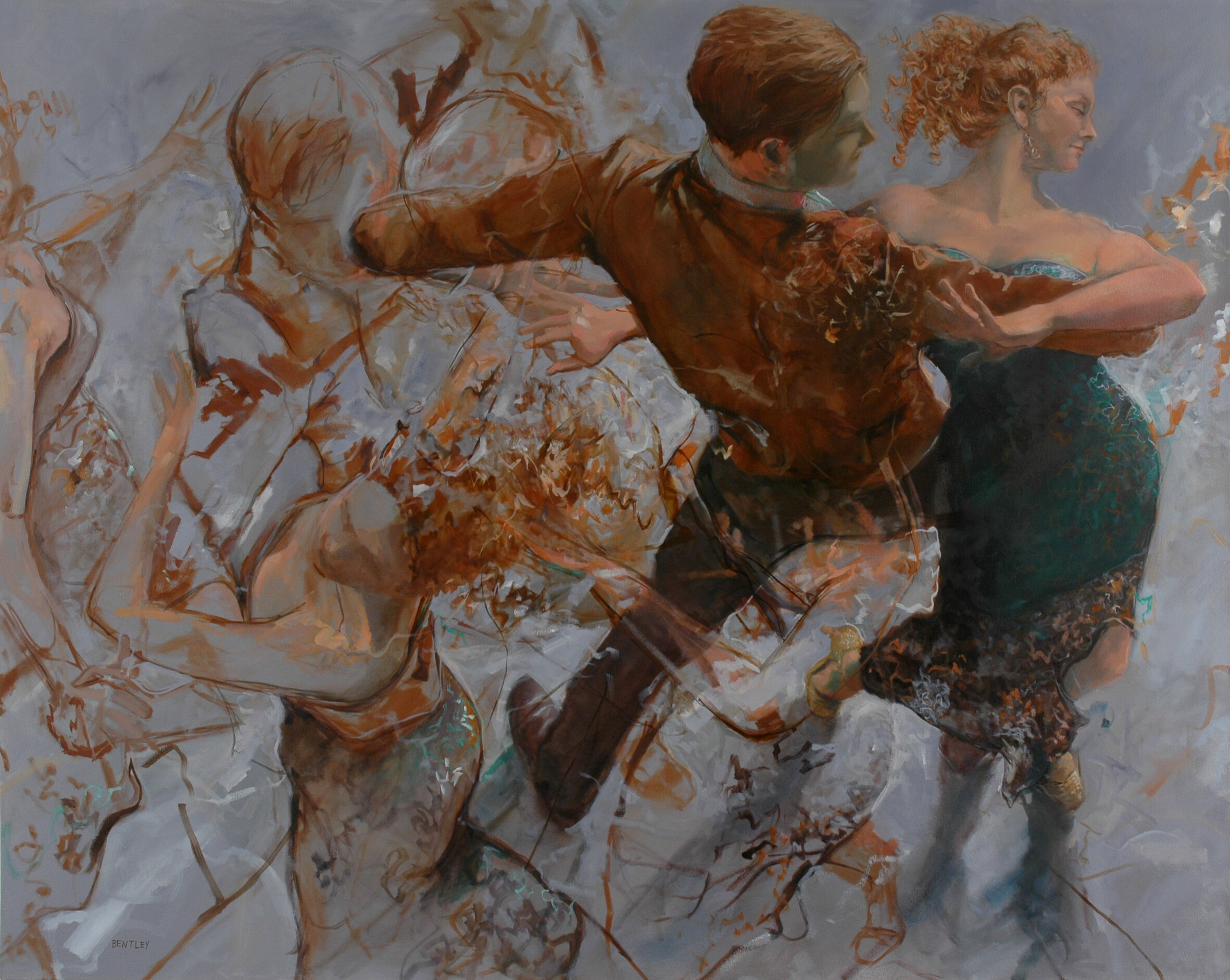 After the Pause, 48" x 60", Oil on Canvas, 2013
