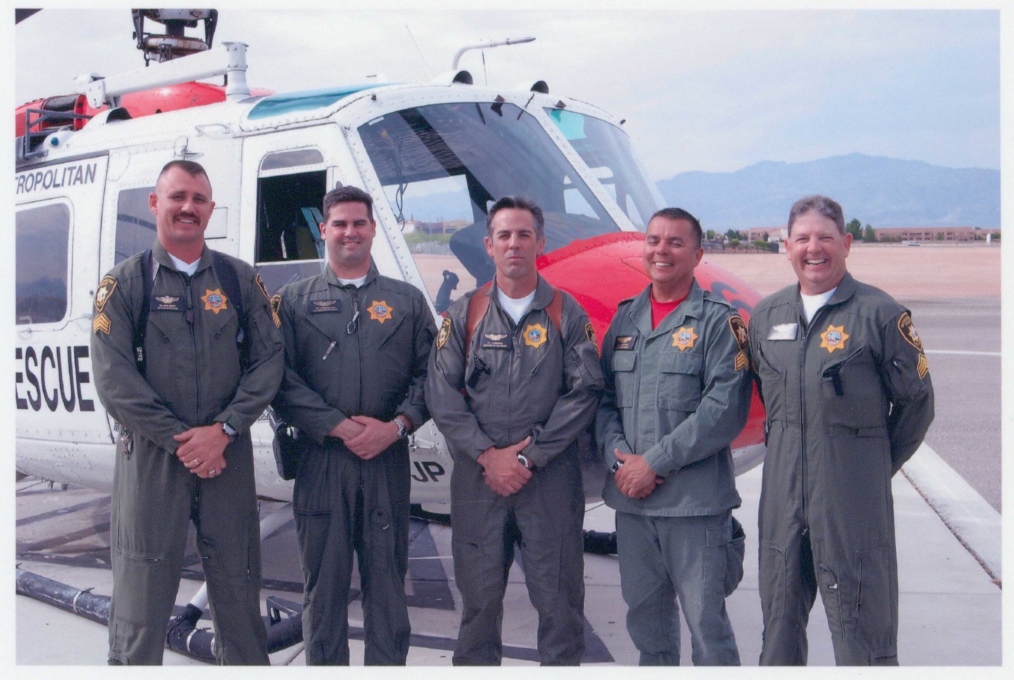 Lombardo & Crew w Helicopter