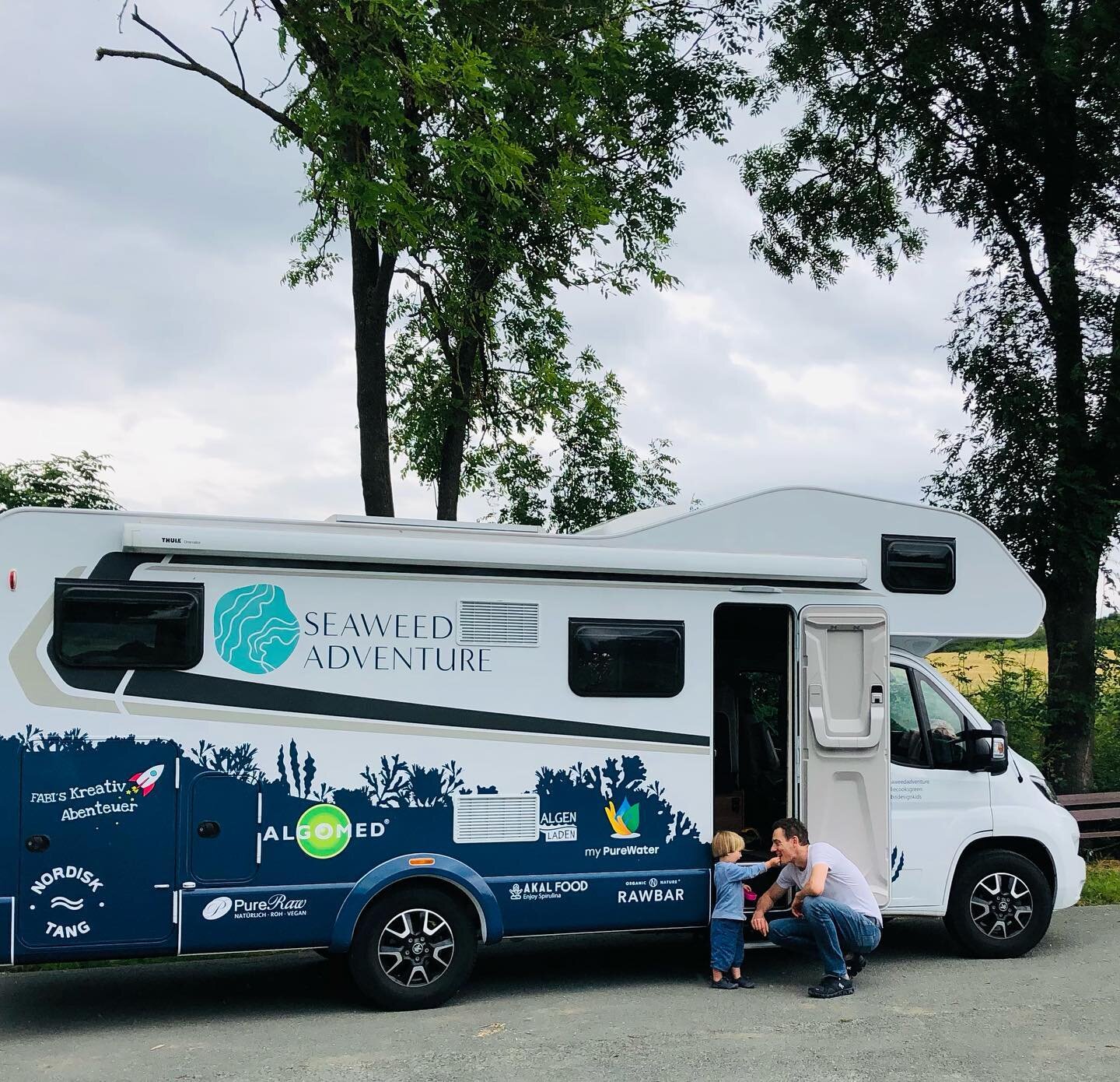 #spotted the #seaweedadventure van, somewhere in Germany&hellip; we left to discover and tell you more about the fantastic world of seaweed and algae&hellip; and we have been quite busy to finalize our last things back in our old hood and get ready f