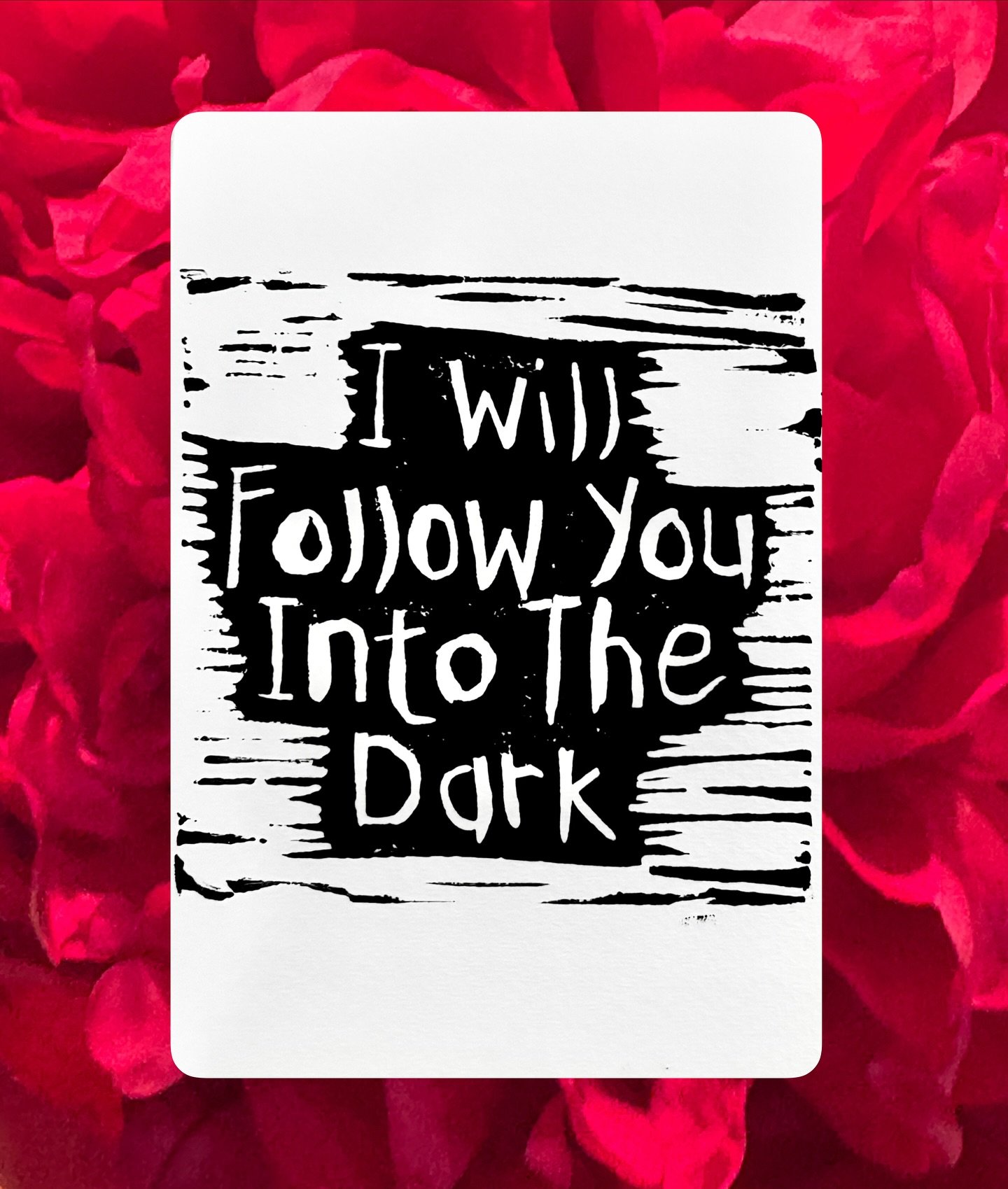 It&rsquo;s my favorite person&rsquo;s birthday and this is one our favorite songs. #linogravureprint #deathcabforcutie