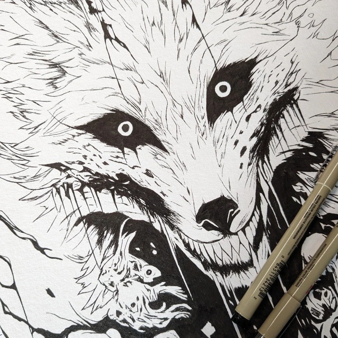 &quot;Shiver 01&quot; Ink

🍁 Avez-vous d&eacute;j&agrave; pens&eacute; qu'un sourire machiav&eacute;lique pouvait cacher une blessure. On ne nait pas forc&eacute;ment mauvais, mais la vie nous pousse parfois sur le chemin de l'ombre. Une trahison, d