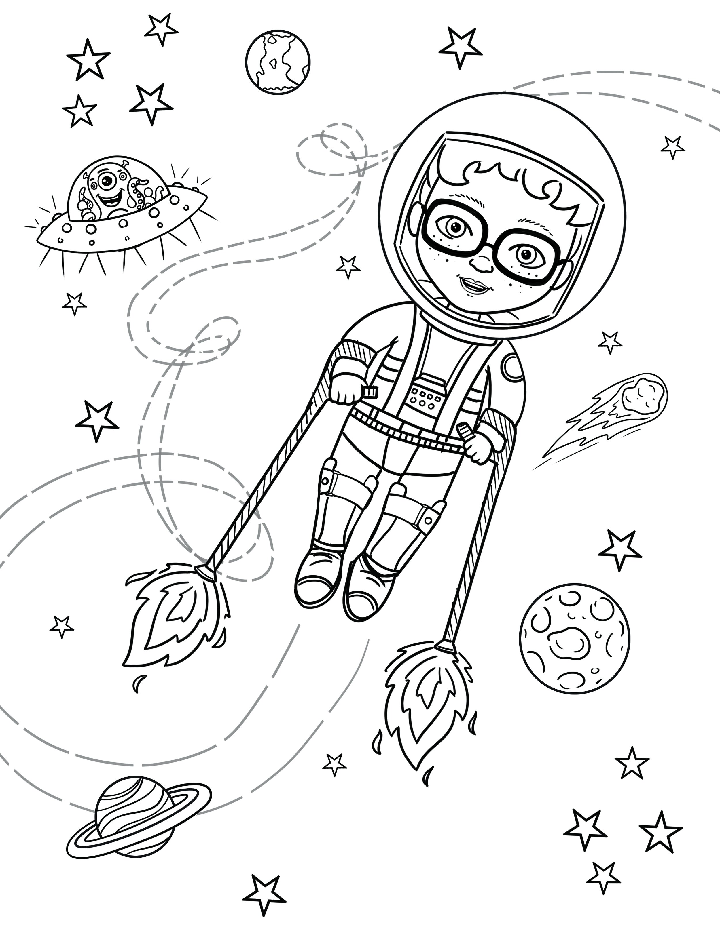Make a colouring book in 10 minutes to entertain your kids for hours