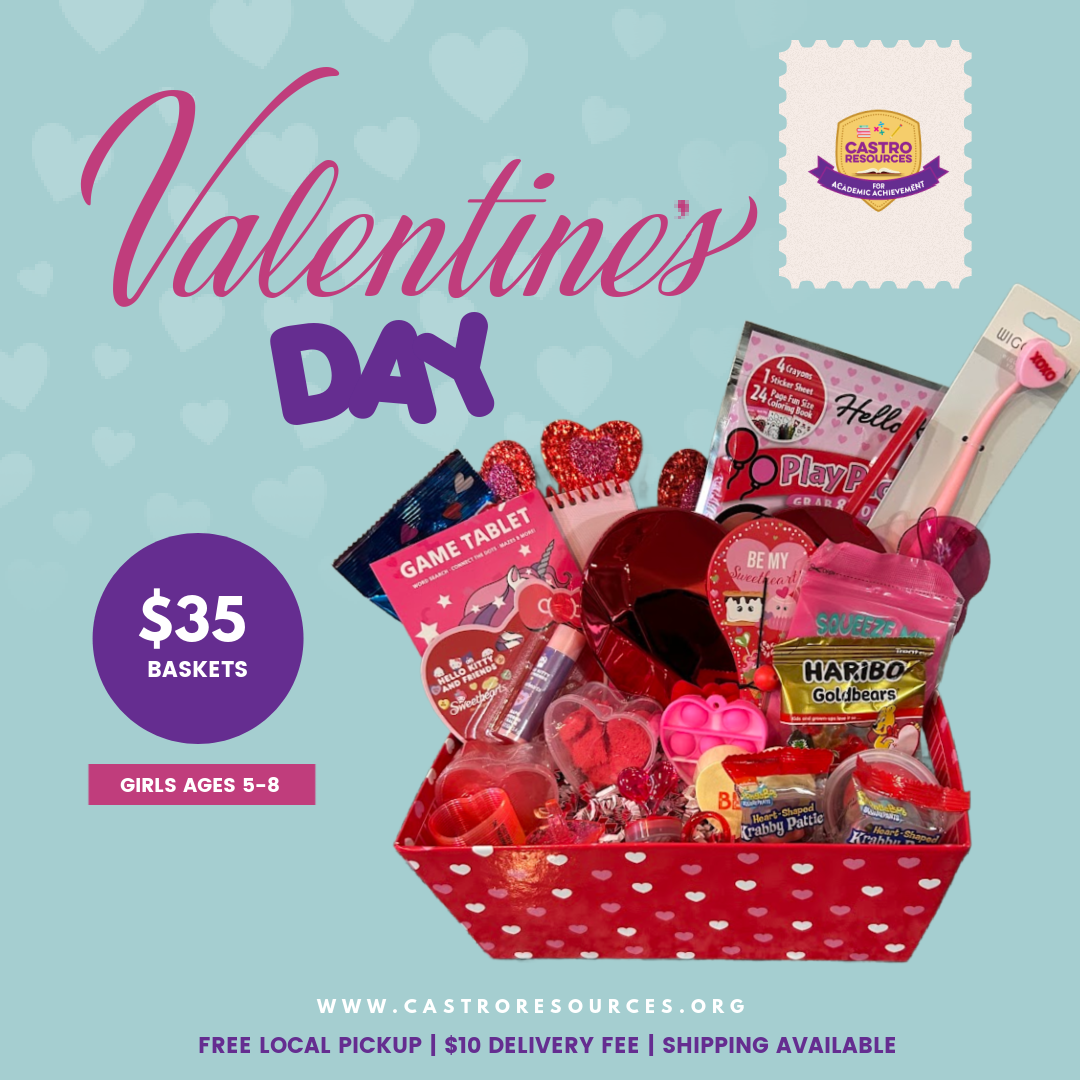 Girls Valentine's Day Basket