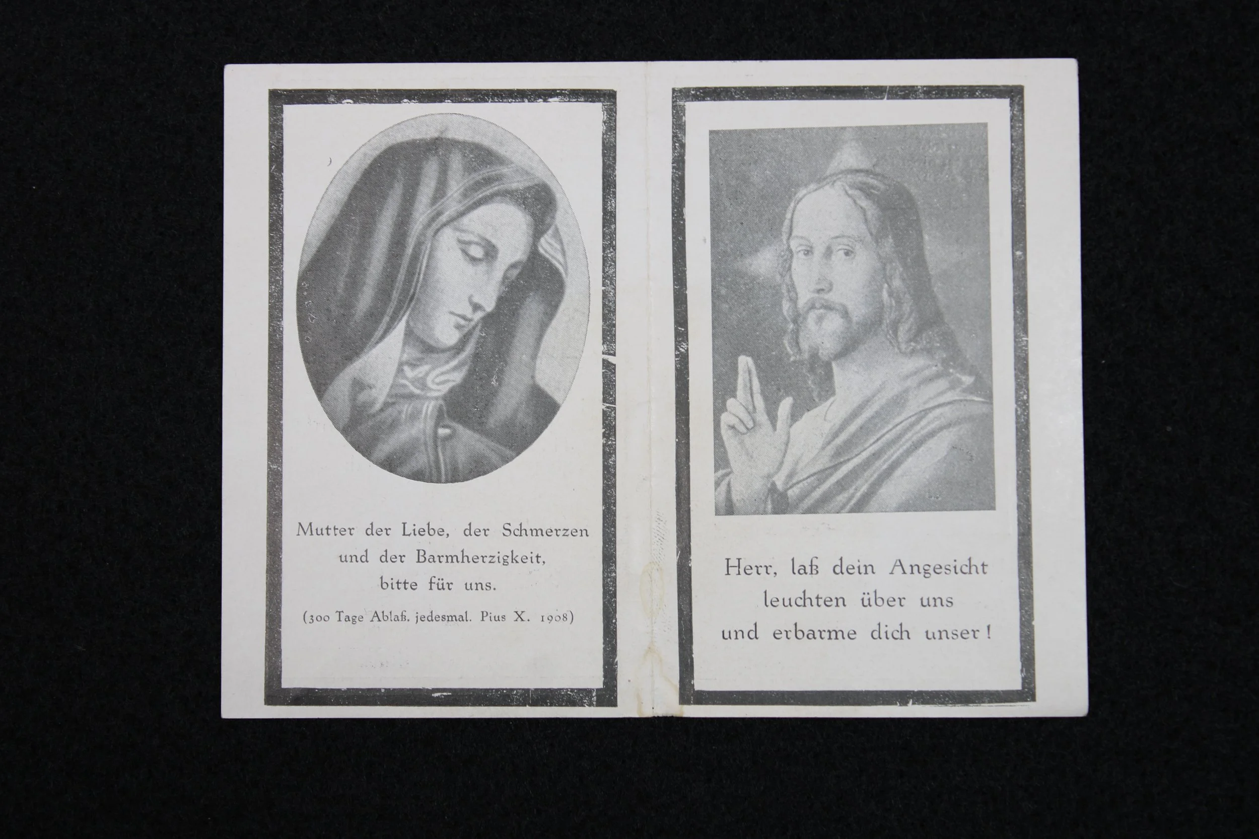 WW2 German Death Card  (Panzer Grenadier)