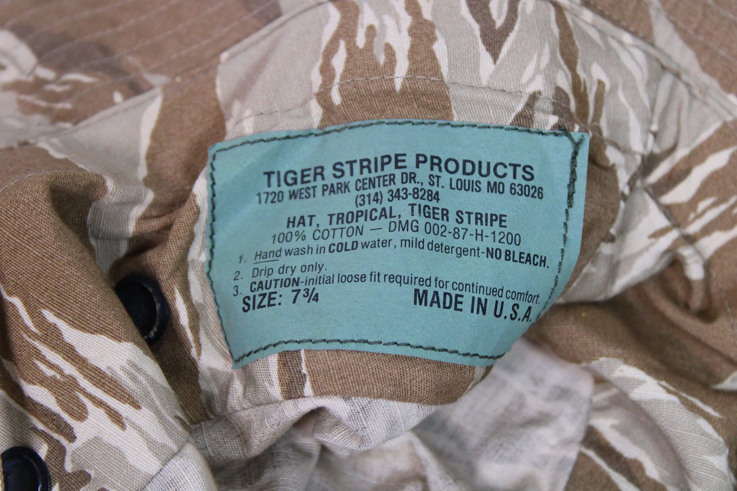 Tiger Stripe Products Desert Stripe Boonie Hat Large 7 3/4