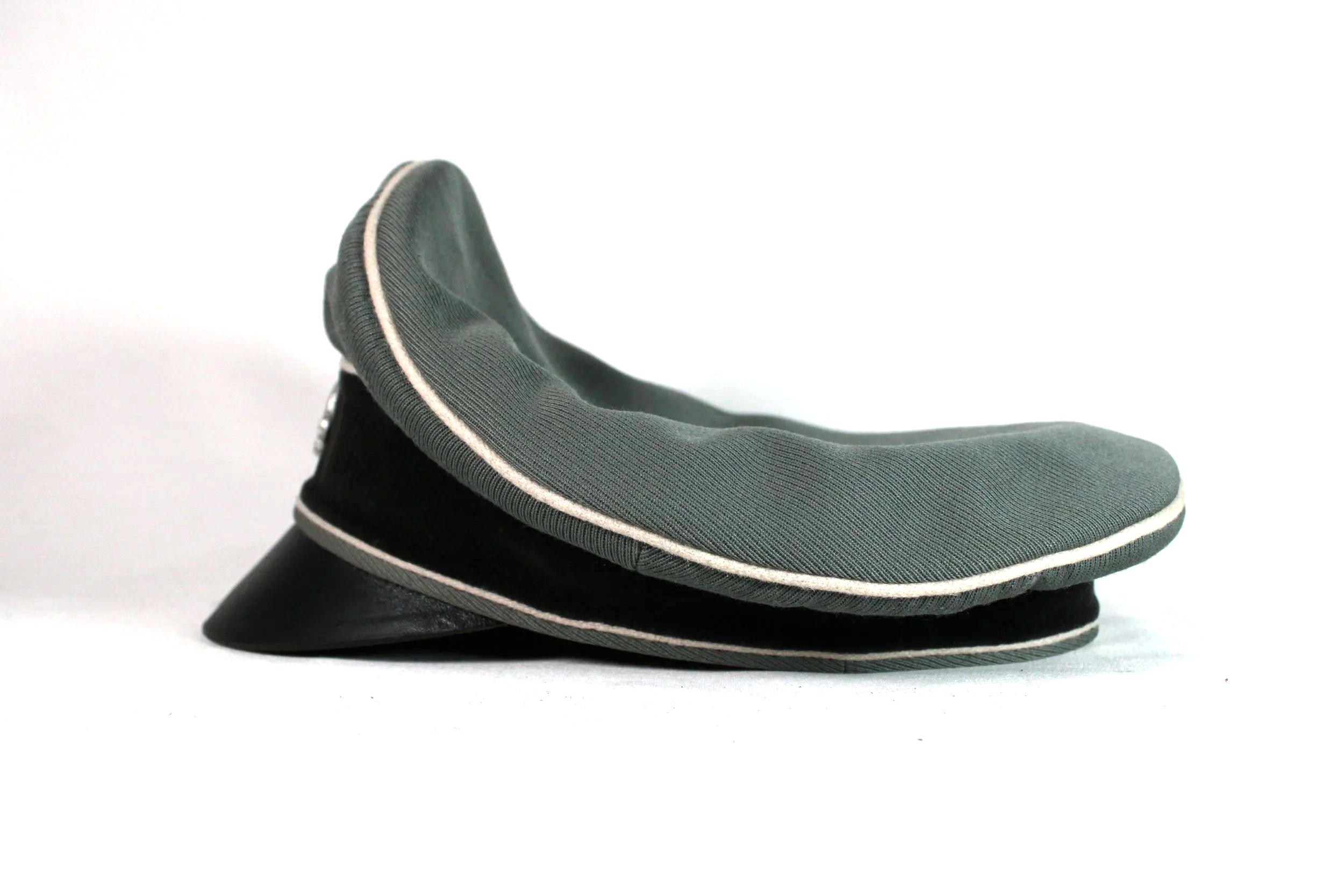 Waffen SS Old Janke Officer Crusher Visor Size 58