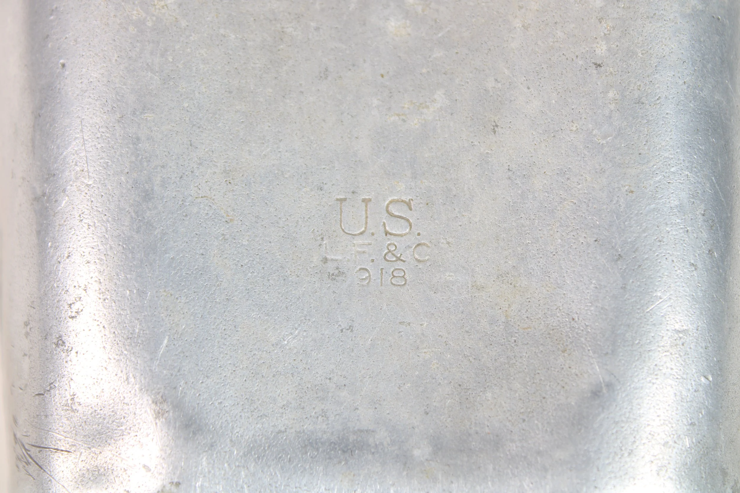 WW1 US Canteen & Tall Cover (Named)